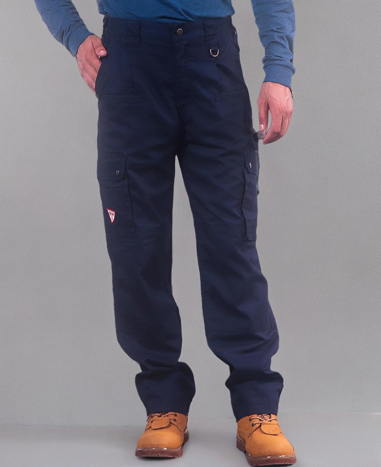 TICOMELA FR Pants for Men 7.5oz Lightweight (9 Pockets) Multi-Pocket 100% C