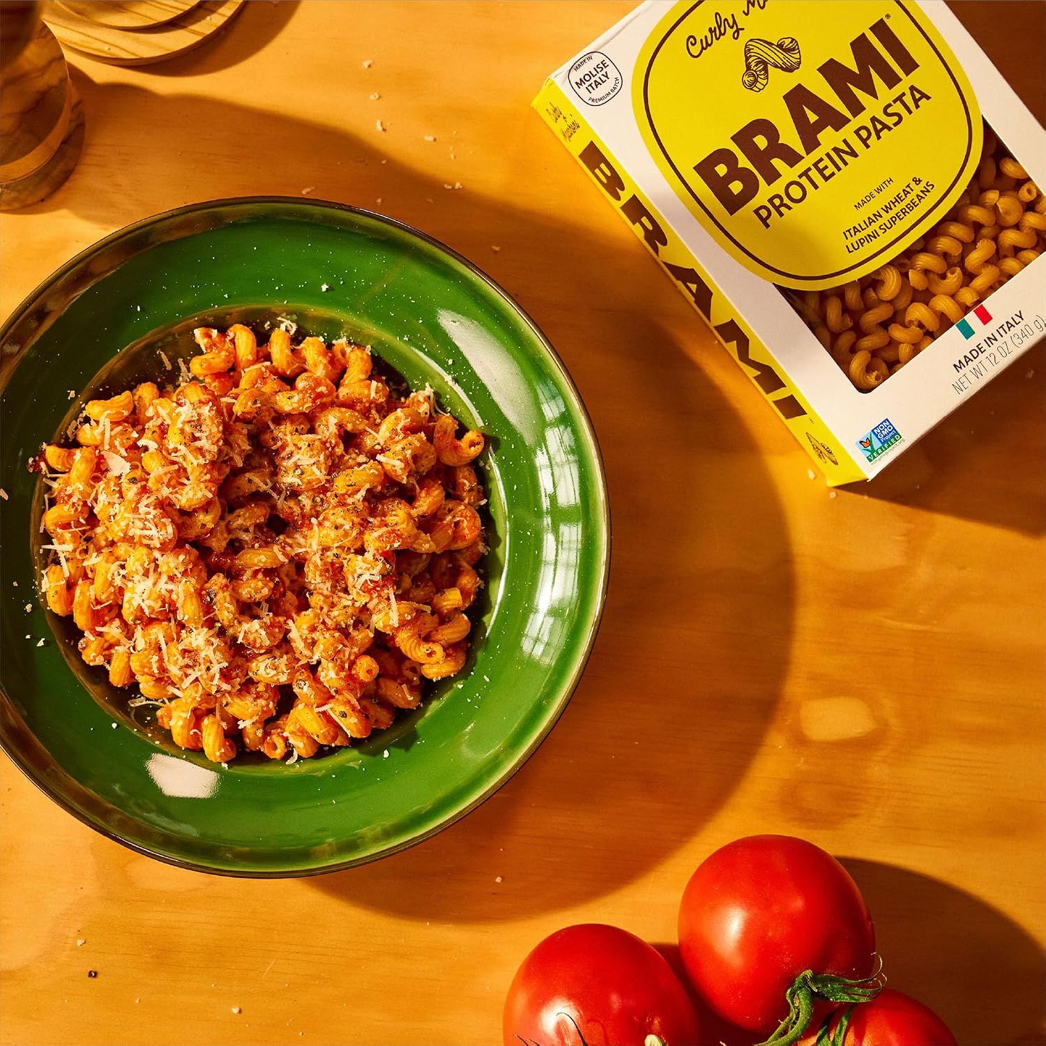 Brami Curly Macaroni Protein Pasta, 12 OZ