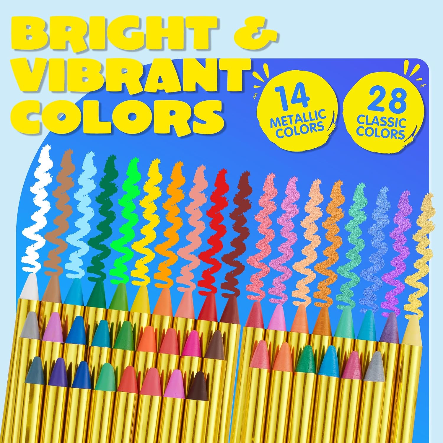 42PCS Face and Body Paint Crayons