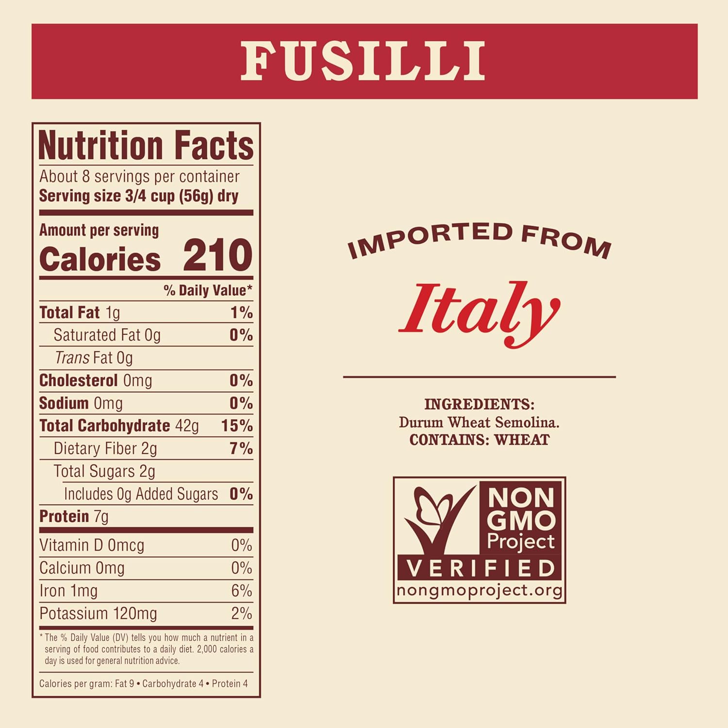 Rao's Homemade Farfalle Pasta, 16 Oz Bag