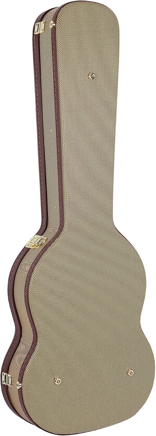 Crossrock SG Guitar Case, Multi-layer Wood Case, Arch-top Style, Vinyl Tweed