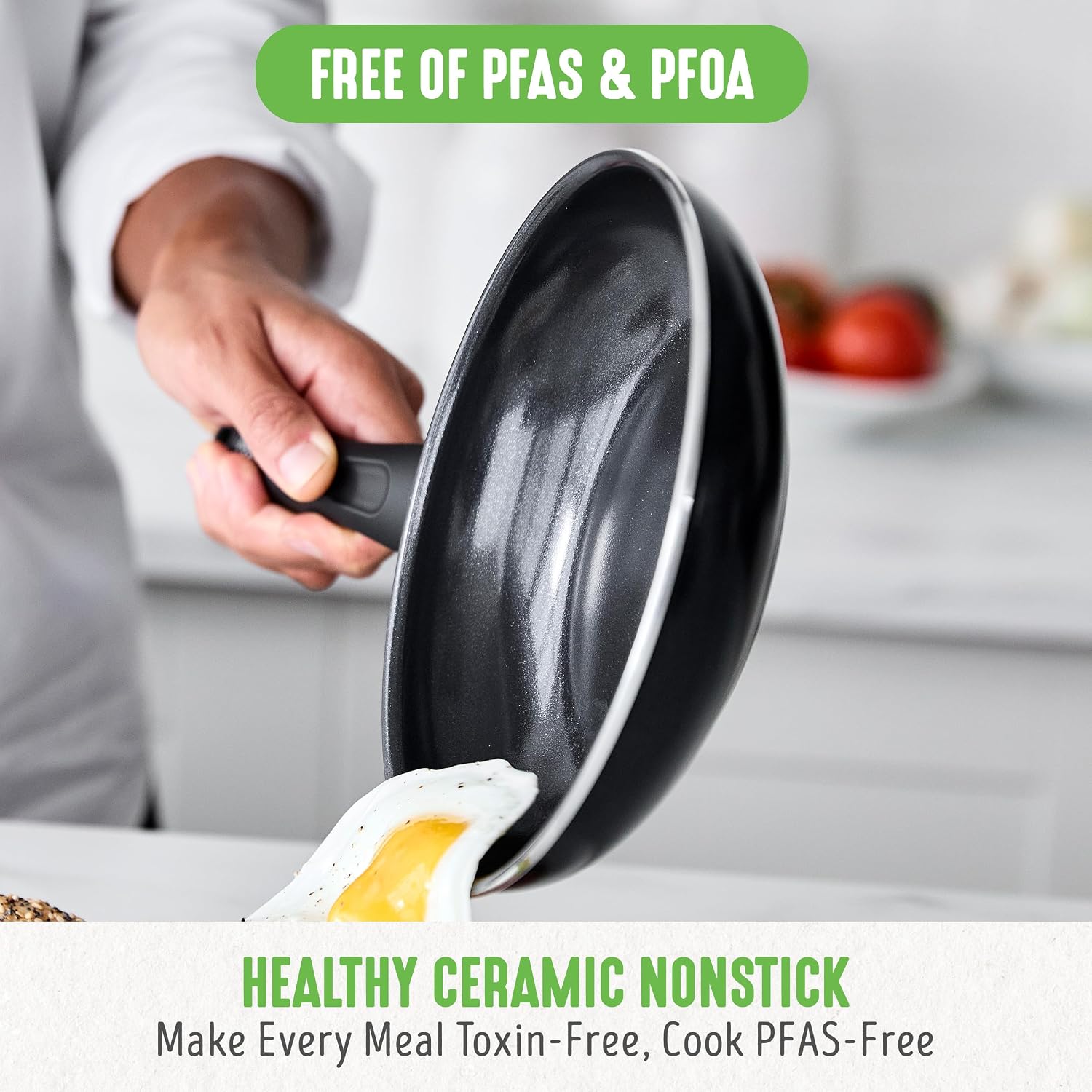 GreenLife 16 Piece Ceramic Nonstick Pots & Pans Cookware Set, Turquoise | PFAS-Free Ceramic Nonstick, Stockpot, Frying Pans, Saucepans, Sauté Pan, Stay-Cool Handles, Dishwasher & Oven Safe up to 350F