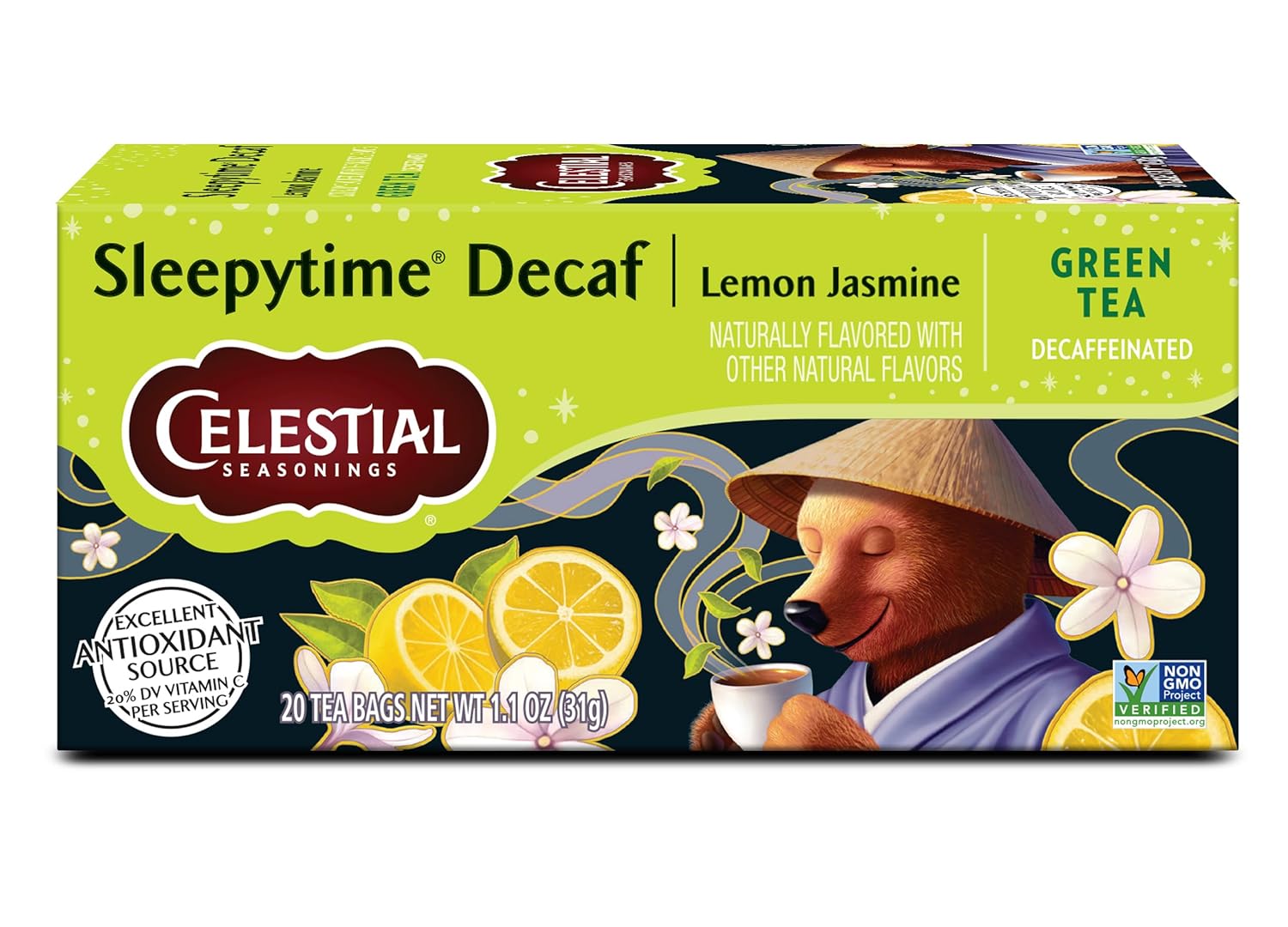 Celestial Seasonings Authentic Green Tea 40 Count