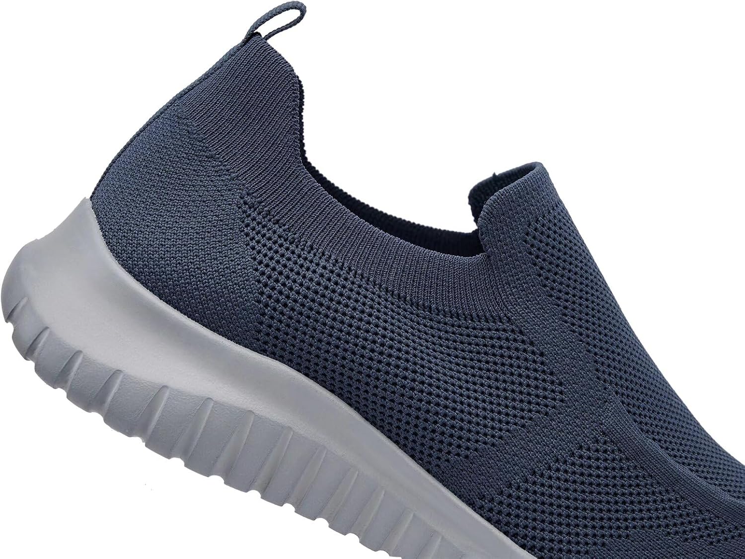 konhill Mens Slip-On Knit Walking Sneakers