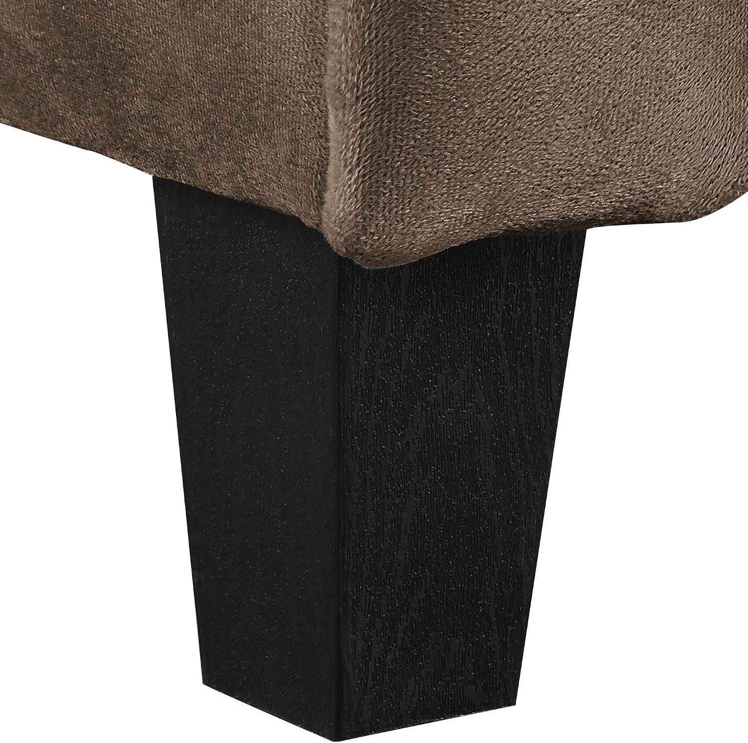 Studio Living Harrington 57.9" Loveseat, Transitional Modern, Pocket Coil Comfort, Easy Assembly, Microfiber Fabric, Dark Grey