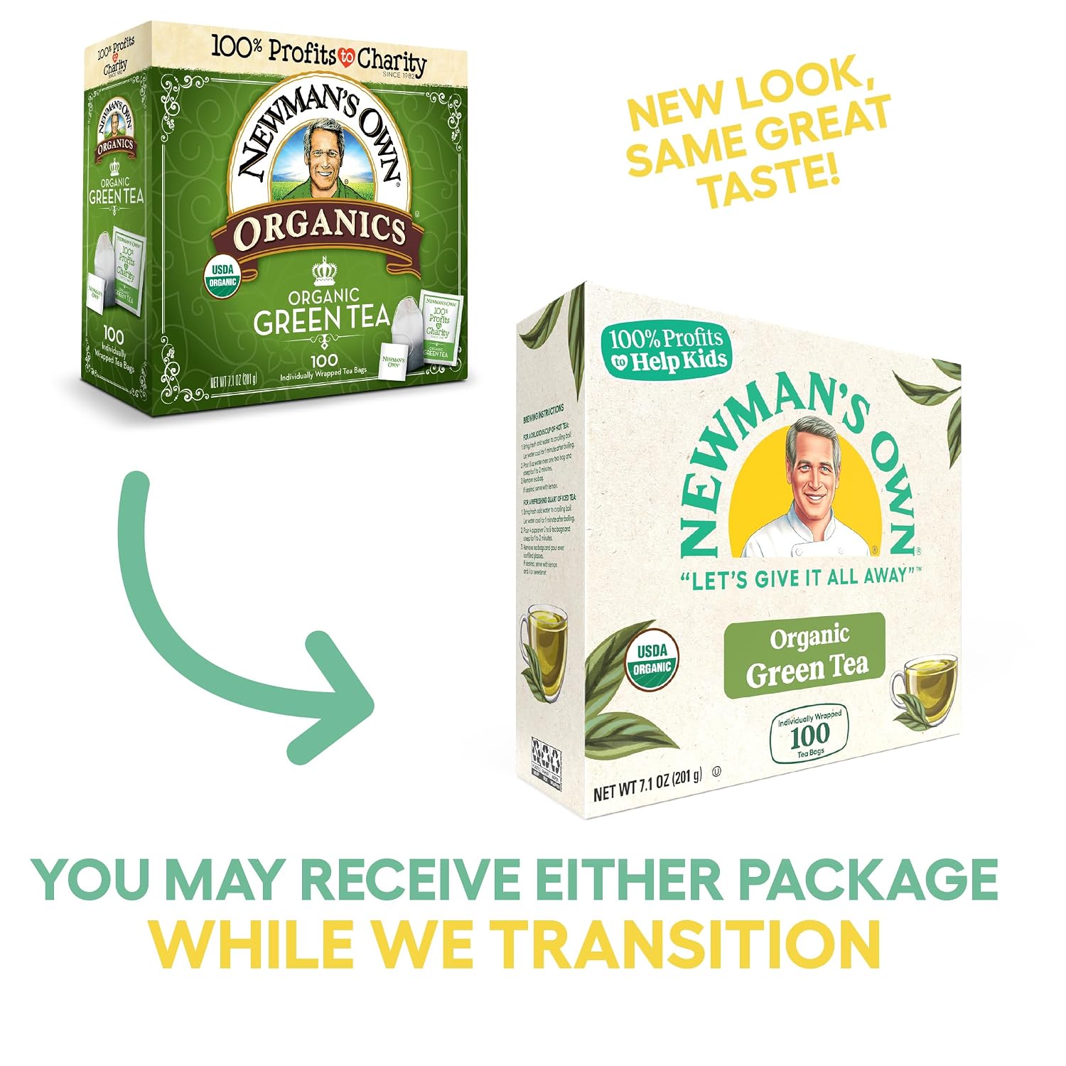 NEWMANS OWN ORGANICS Organic Royal Green Tea, 40 CT
