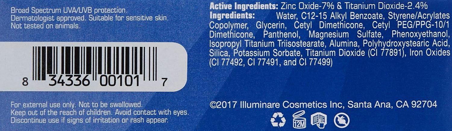 Illuminare, Moisturizing Mineral Foundation - 0.5 oz