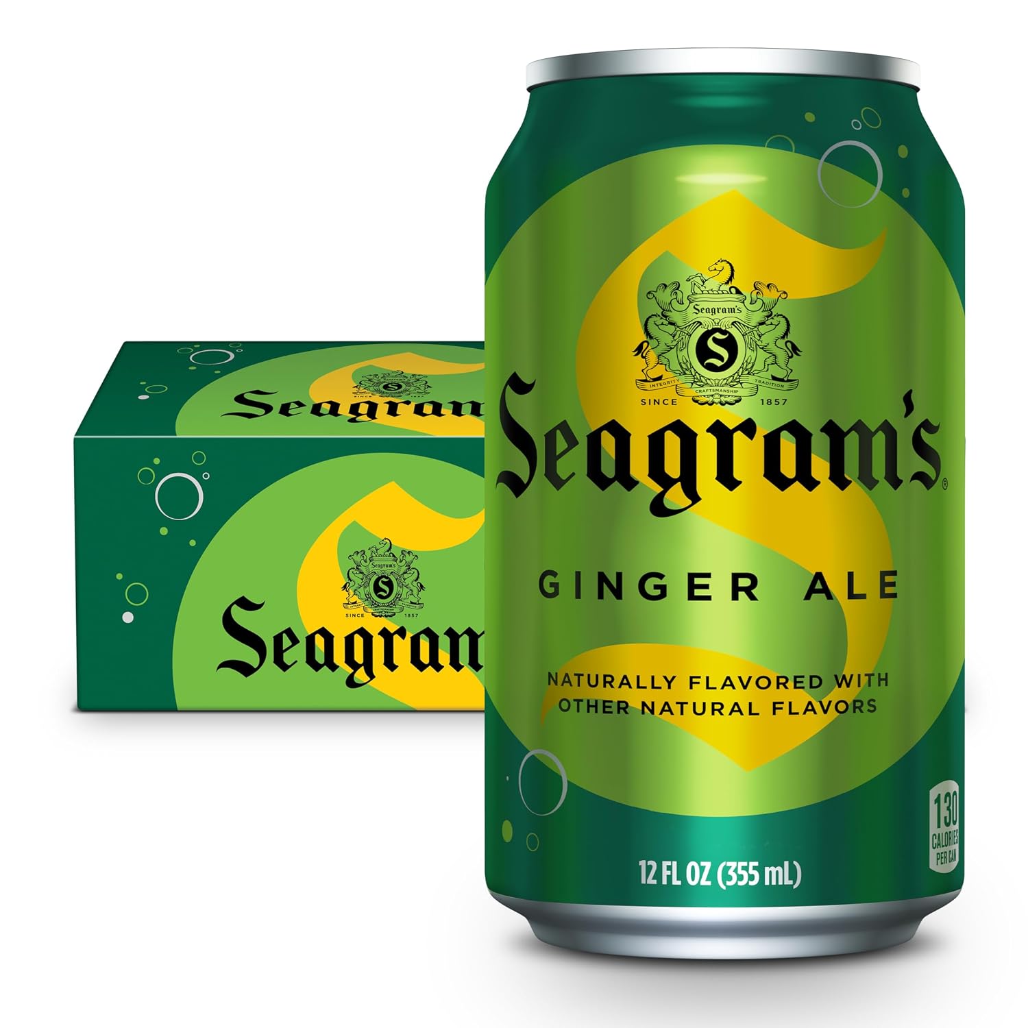Seagram's Ginger Ale, 12 fl oz, 12 Pack