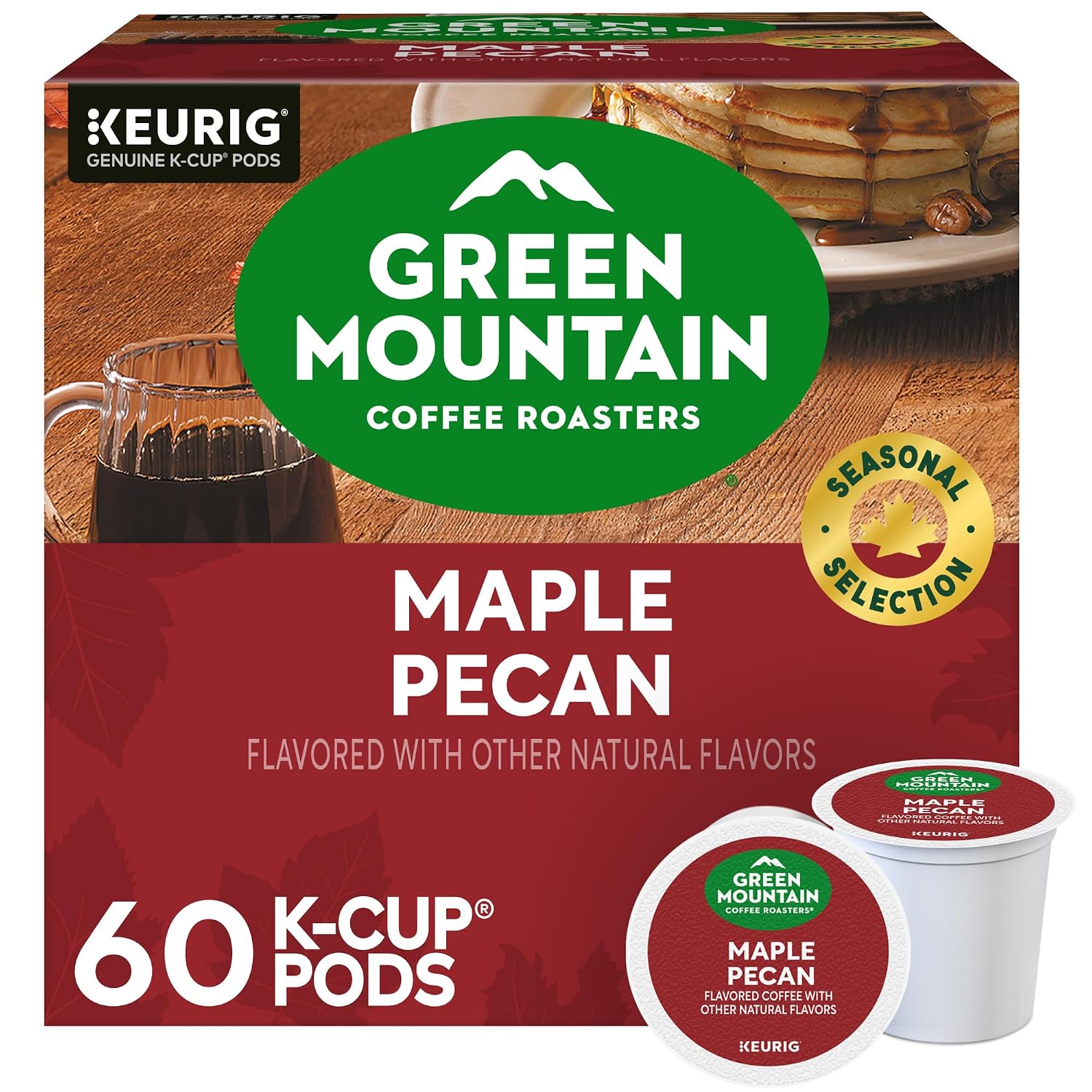 Green Mountain Coffee Roasters Island Coconut, Single-Serve Keurig K-Cup Pod, Flavored Light Roast Coffee, 24 Count (Pack of 1)