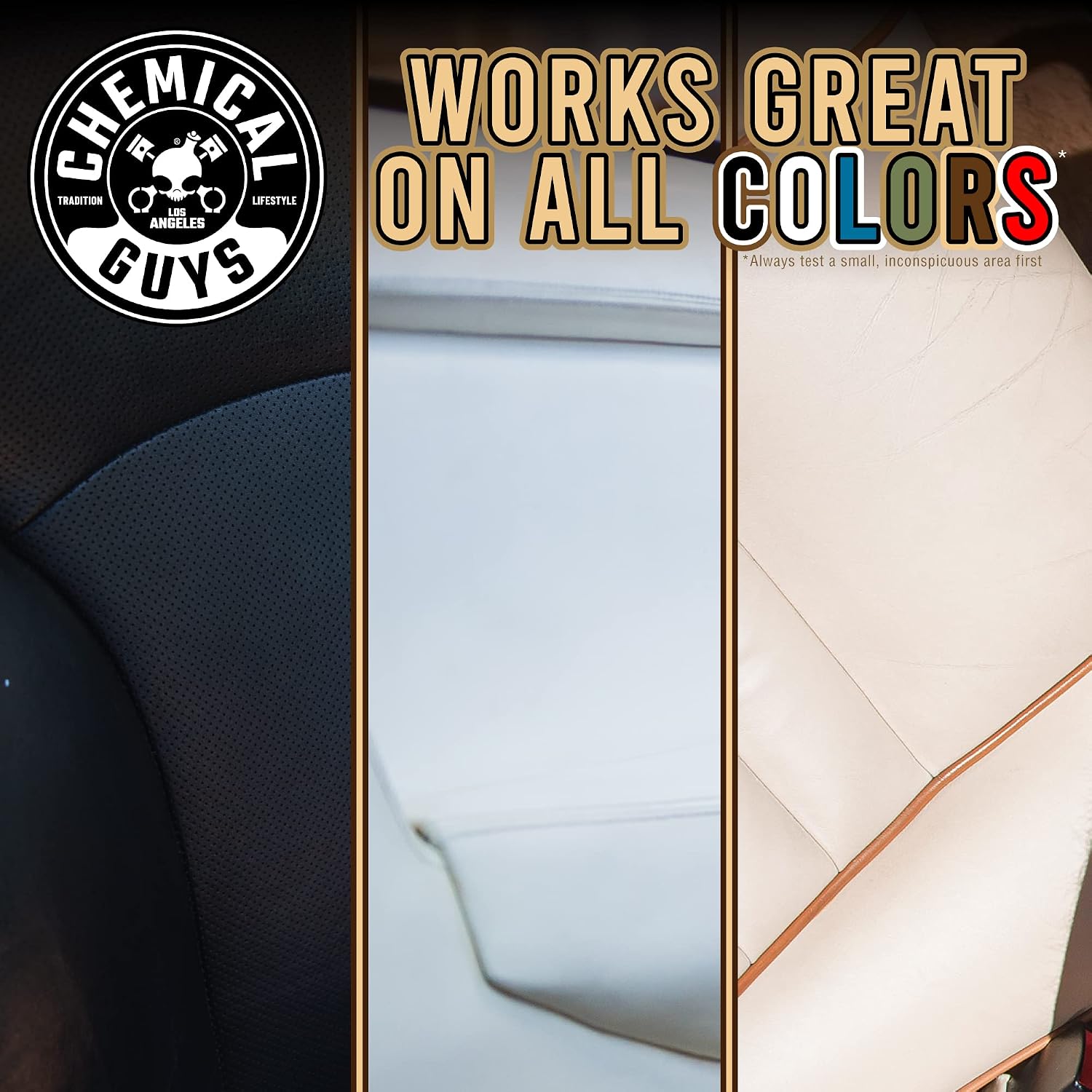 Chemical Guys, Vintage Series Leather Conditioner for Car Interiors, 16 oz | Nourishes and conditions natural, synthetic and faux leather seats, keeping them soft, supple and protected