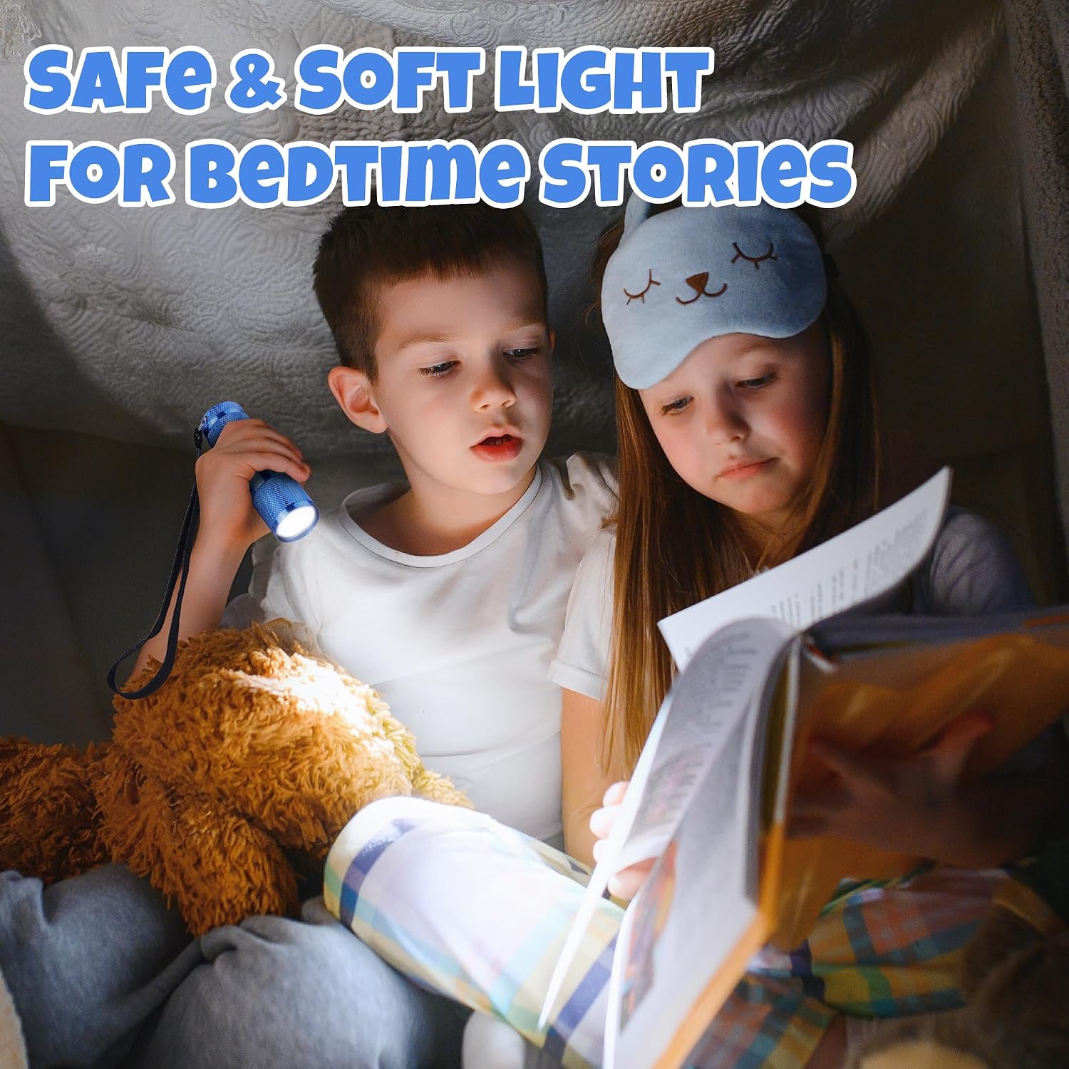 EverBrite 18-Pack Mini LED Flashlight Set,Portable Compact | Ideal for Hurricane Supplies Camping, Night Reading, Cycling, BBQ, Party, Backpacking,with Lanyards & 54 x AAA Batteries
