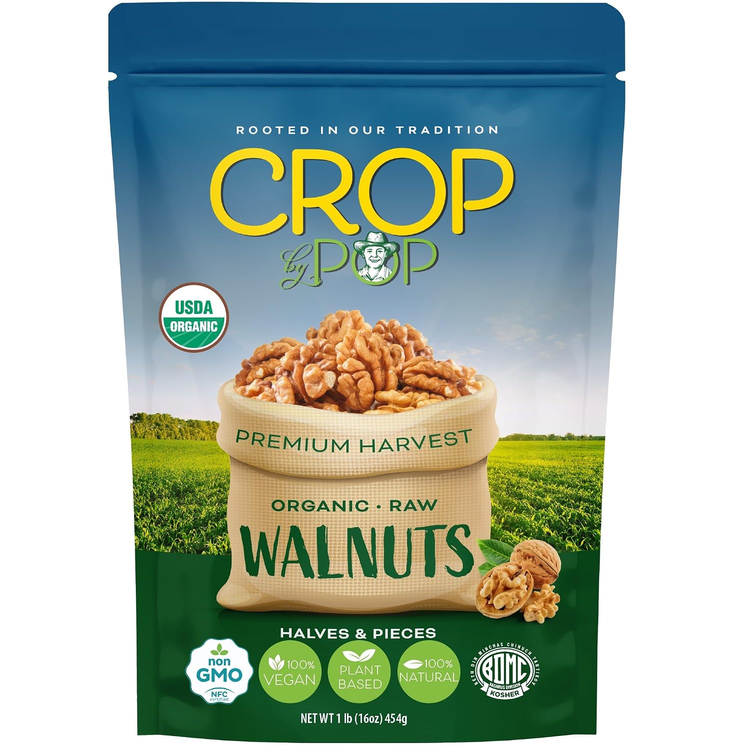 NUT CRAVINGS - Raw Walnuts In Shell, Whole, (80oz - 5 LB)