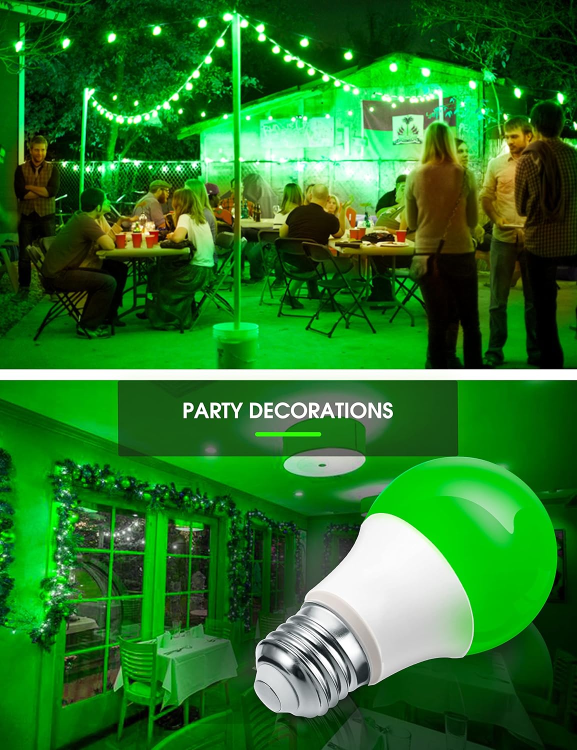 LOHAS Dusk to Dawn Sensor Light Bulbs, 40W Equivalent LED Outdoor Lighting