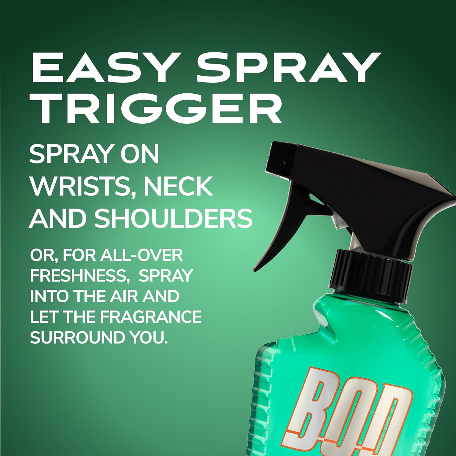 BOD man Fragrance Body Spray, Fresh Blue Musk, 8 fl oz