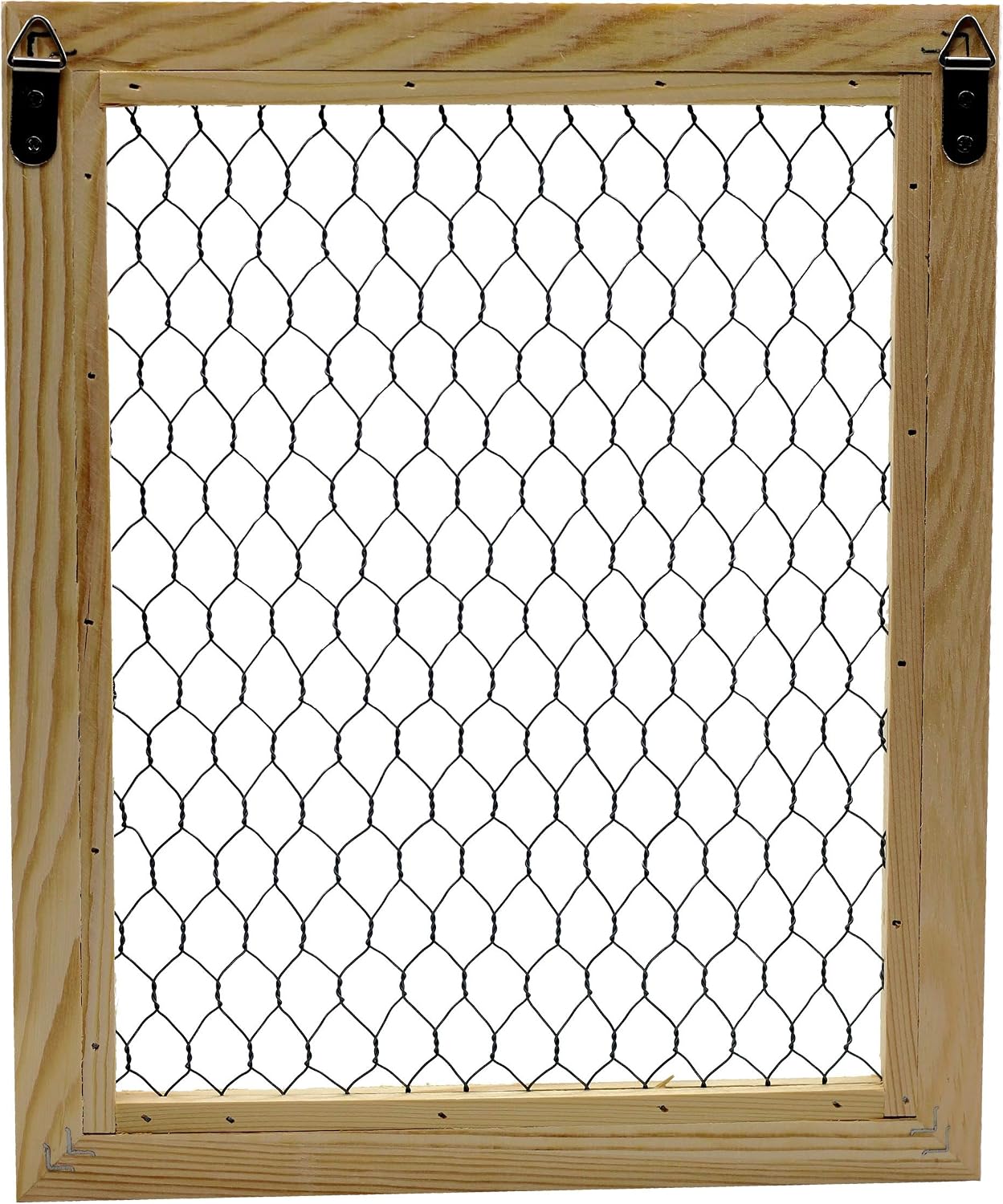 Creative Hobbies Unfinished Wood Chicken Wire Frame - Ready to Decorate, Add Photos, Collages