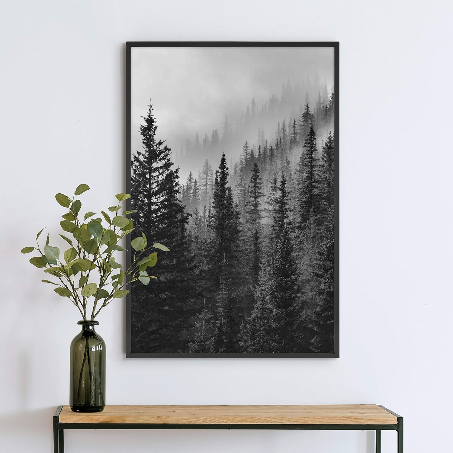 MCS Master & Co. Foundry Metal Picture Frame, 12x12 Matted to 8x8