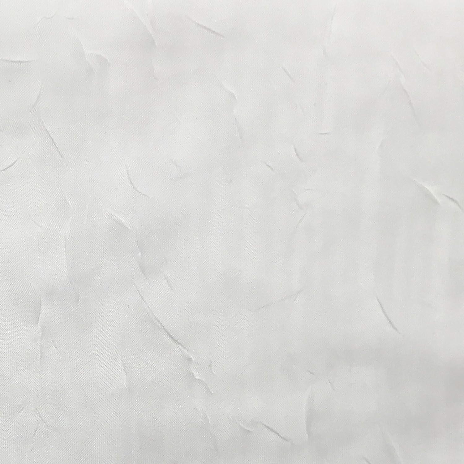 No. 918 Erica Crushed Sheer Voile Rod Pocket Curtain Panel, 51" x 108", Eggshell Off-White