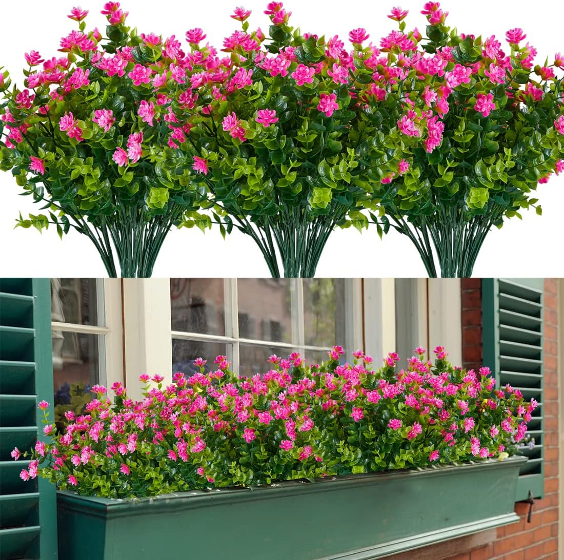 6 Bundles Artificial Flowers