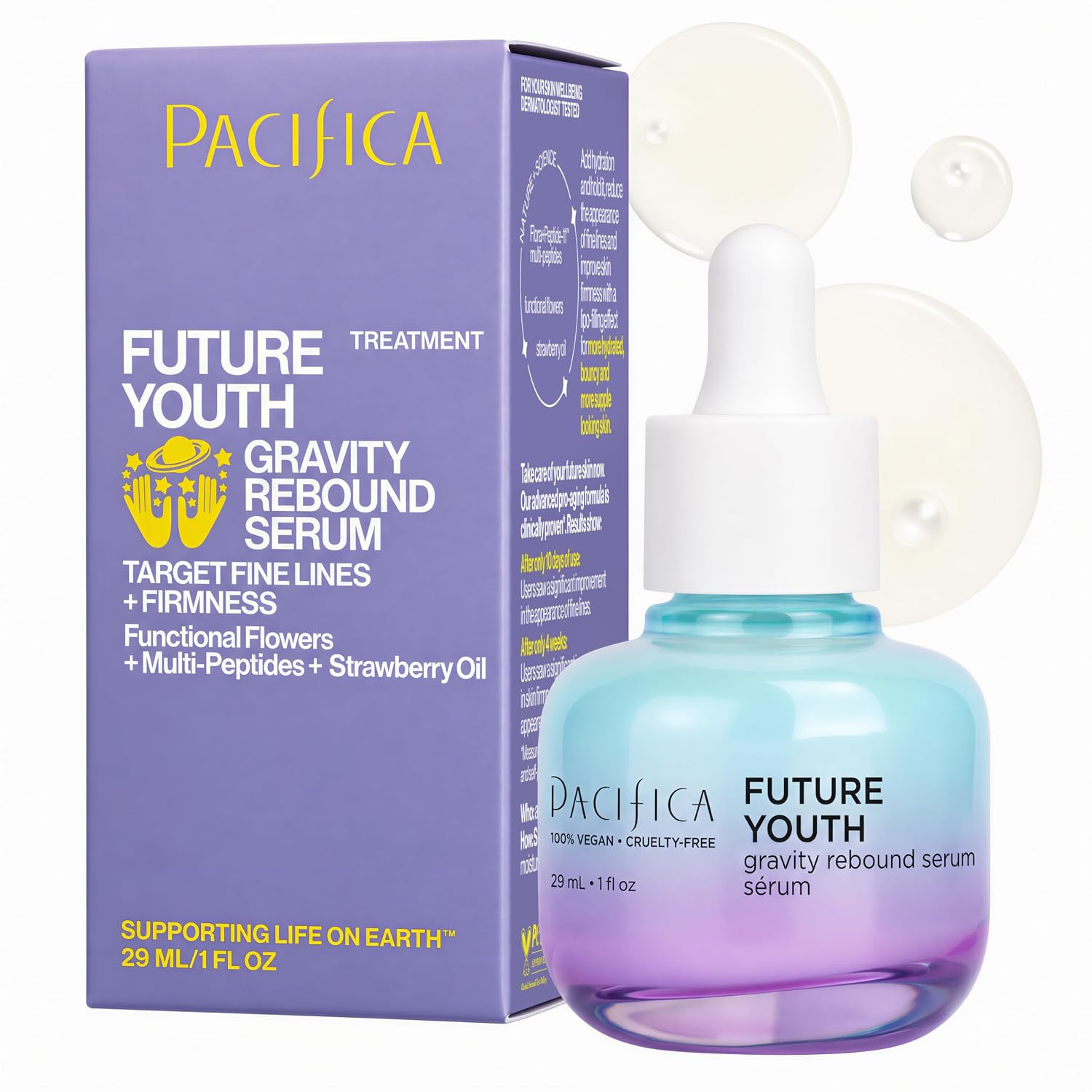 Pacifica Vitamin C Serum for Face – Glow Baby Brightening Facial Serum with Glycolic Acid – Vitamin C Booster Skin Care, Dark Spot Corrector, Vegan Skincare for Glowing Skin, Dermatologist Tested