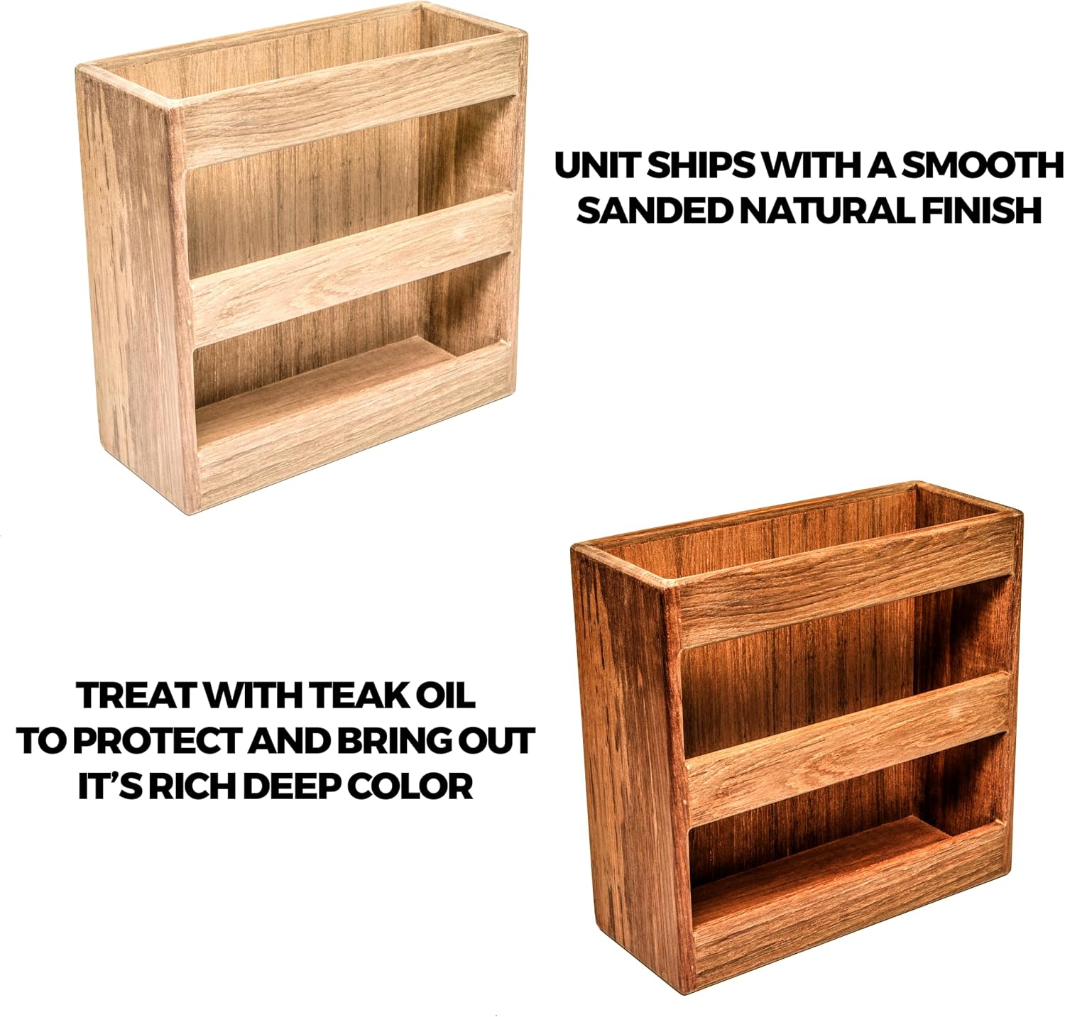 Whitecap Teak Magazine/Utility Rack