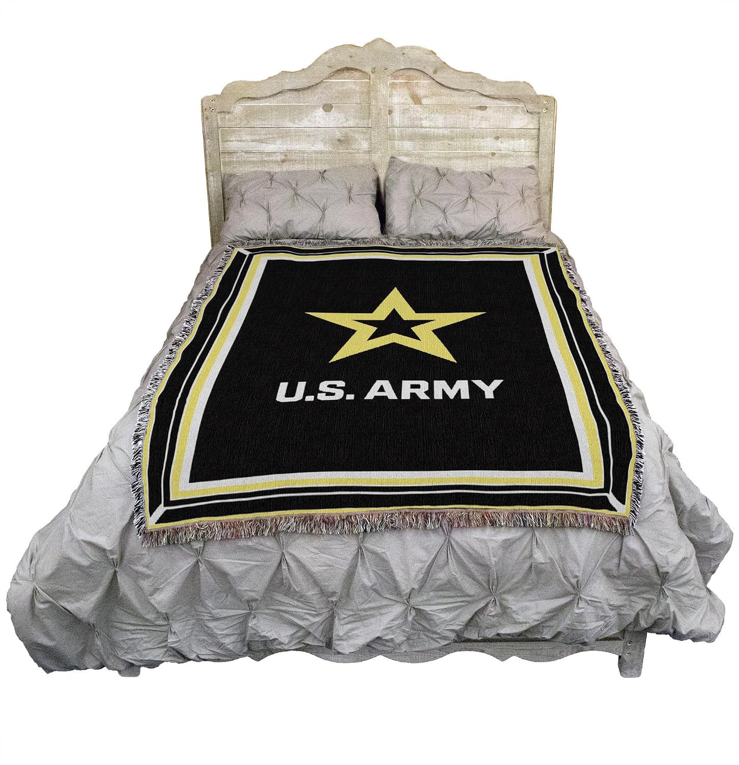Pure Country Weavers US Army -Military Service Mark Seal Blanket Eagle - Gift Military Tapestry Throw Woven from Cotton - Made in the USA (72x54)