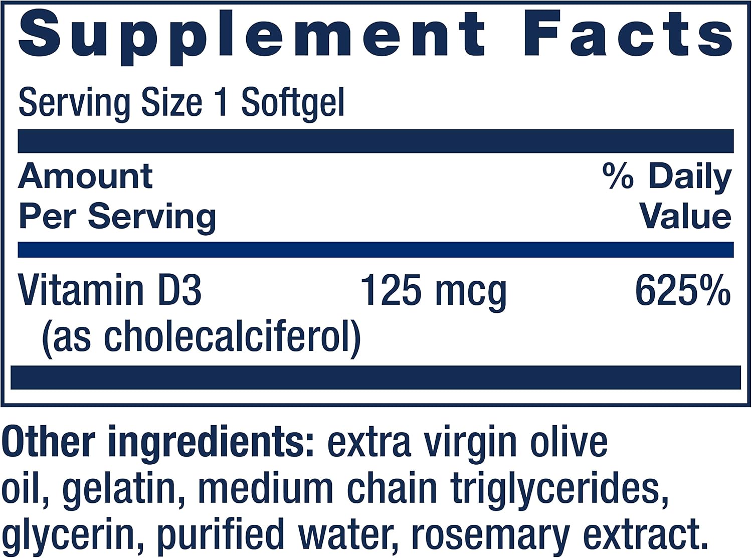 Life Extension Vitamin D3 125 mcg (5000 IU), Bone Health, Brain Performance, Immune System Support, Gluten-Free, Non-GMO, Once Daily, Two-Month Supply, 60 Softgels | Bone Health, Cognitive Health & Immune System Support, Gluten-Free & Non-GMO, Once Daily…