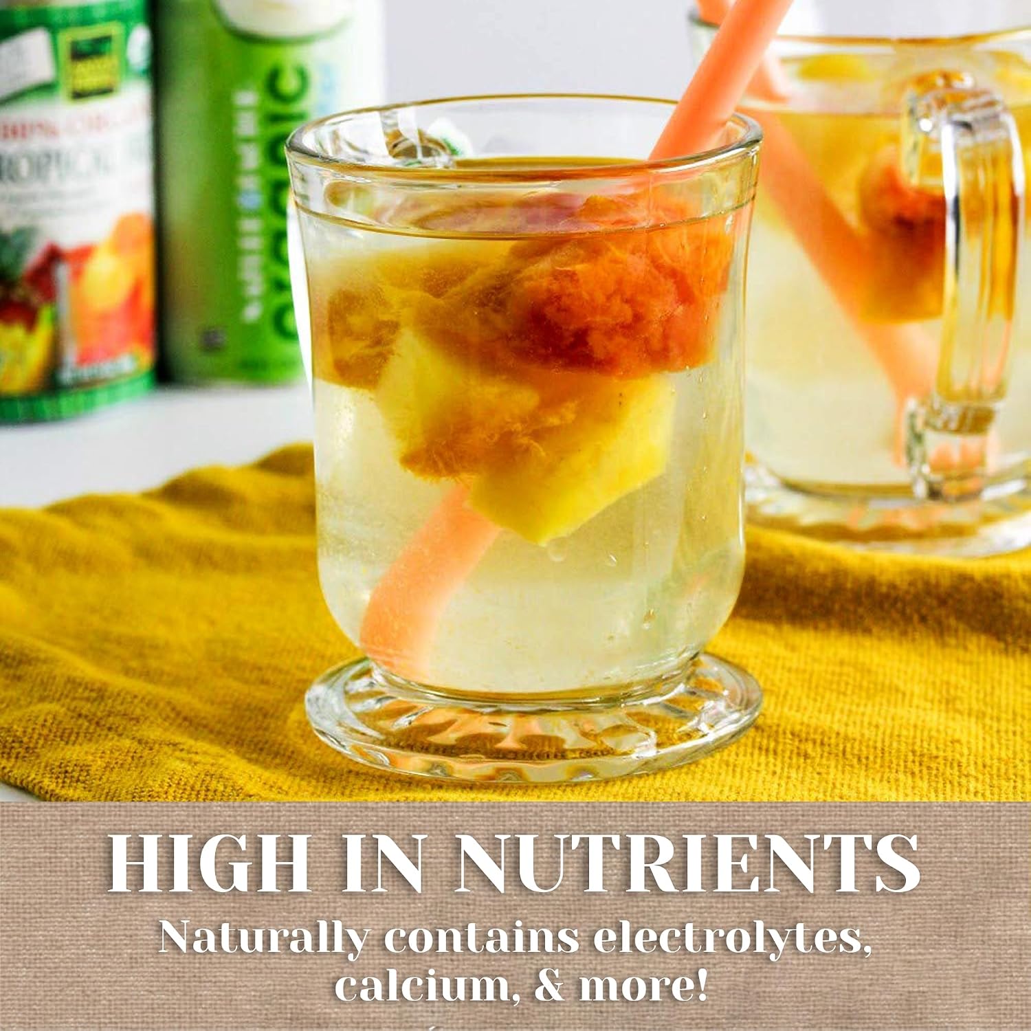 Nature Factor Organic Coconut Water - 10 Fl Oz (Pack of 12) | Pure Pressed Coconut Water, Organic Electrolytes