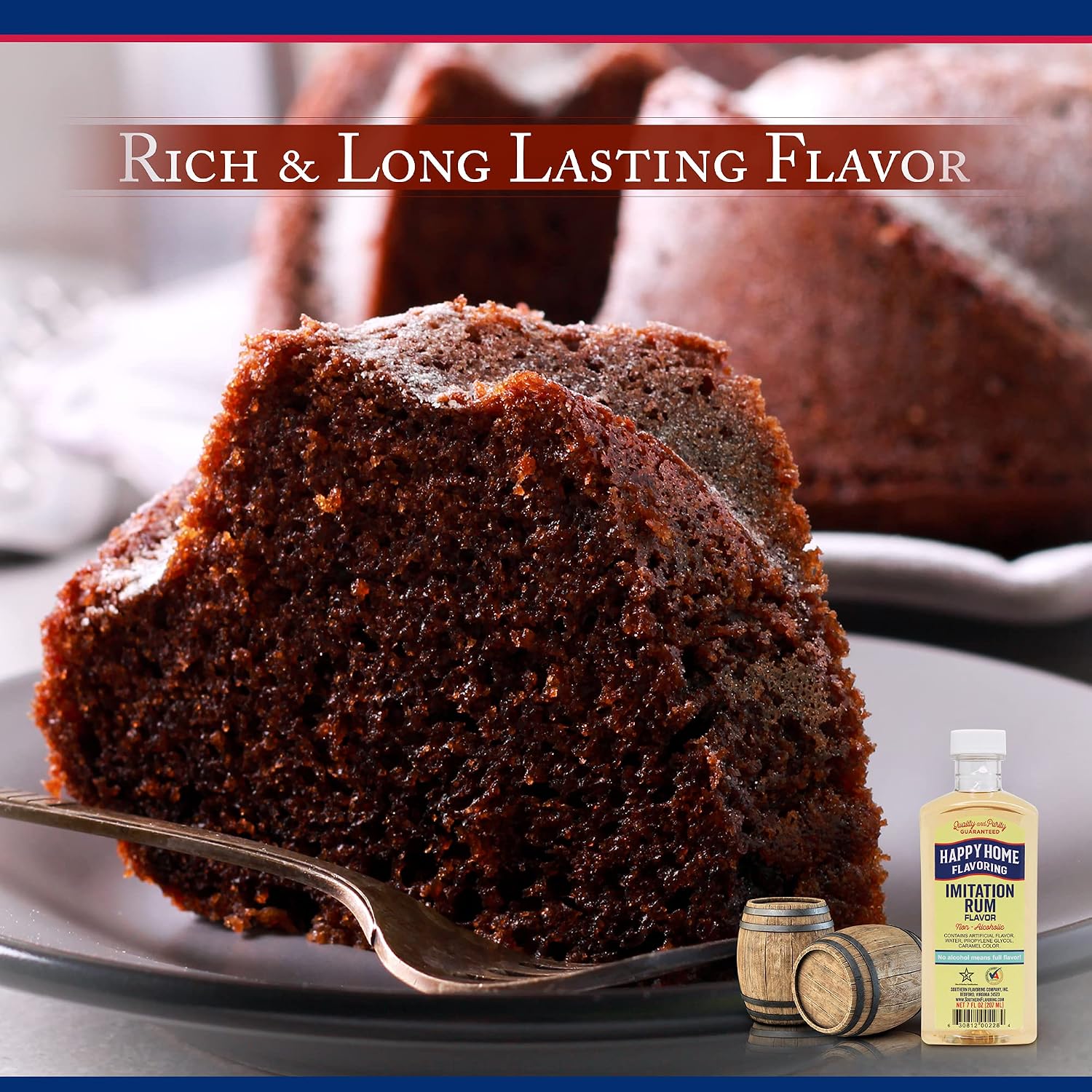 Happy Home Imitation Clear Butter Flavoring, Non-Alcoholic, Certified Kosher, 7 oz.