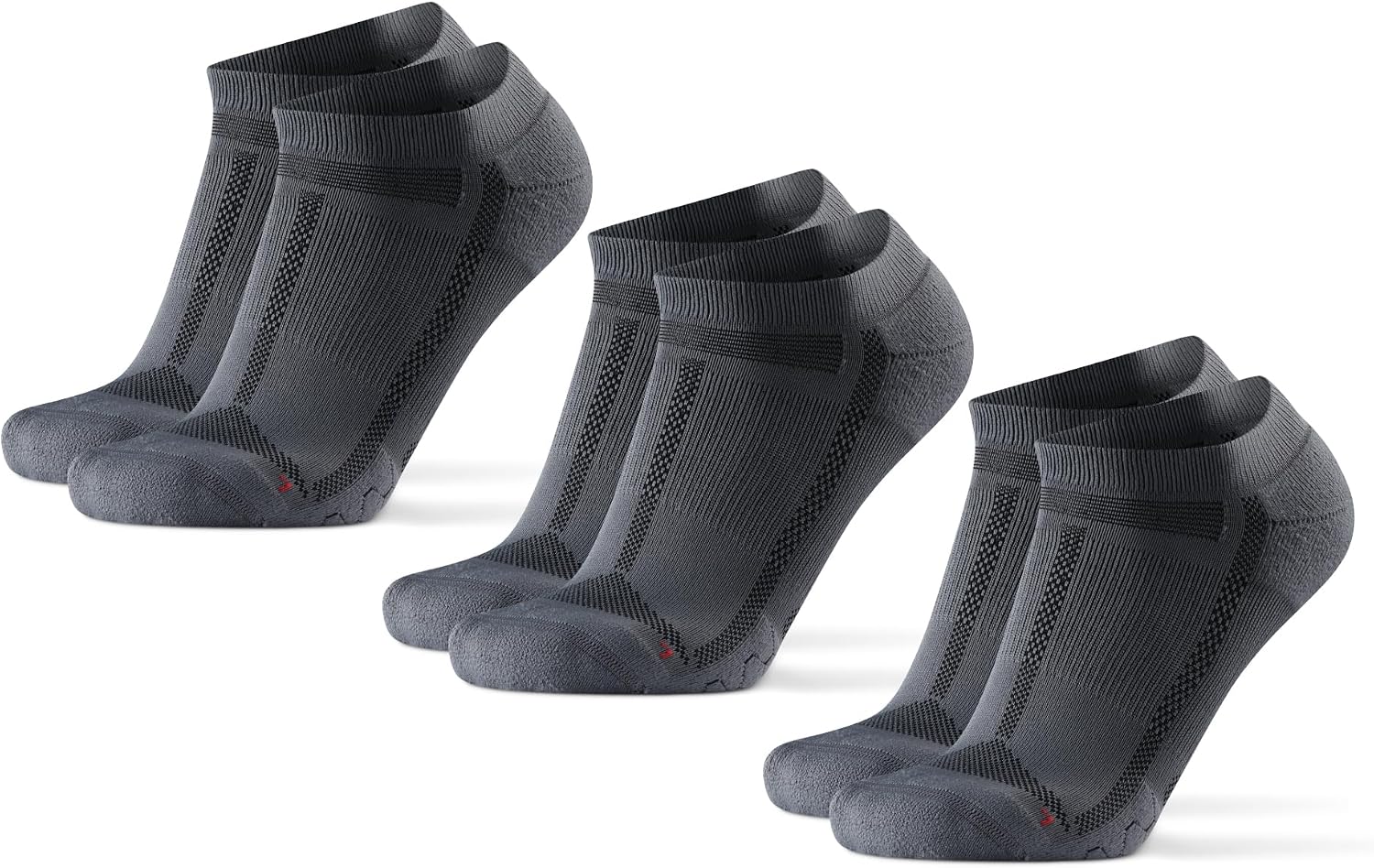 DANISH ENDURANCE Running Socks, Low-Cut, Anti Blister, 3 & 5-Pack