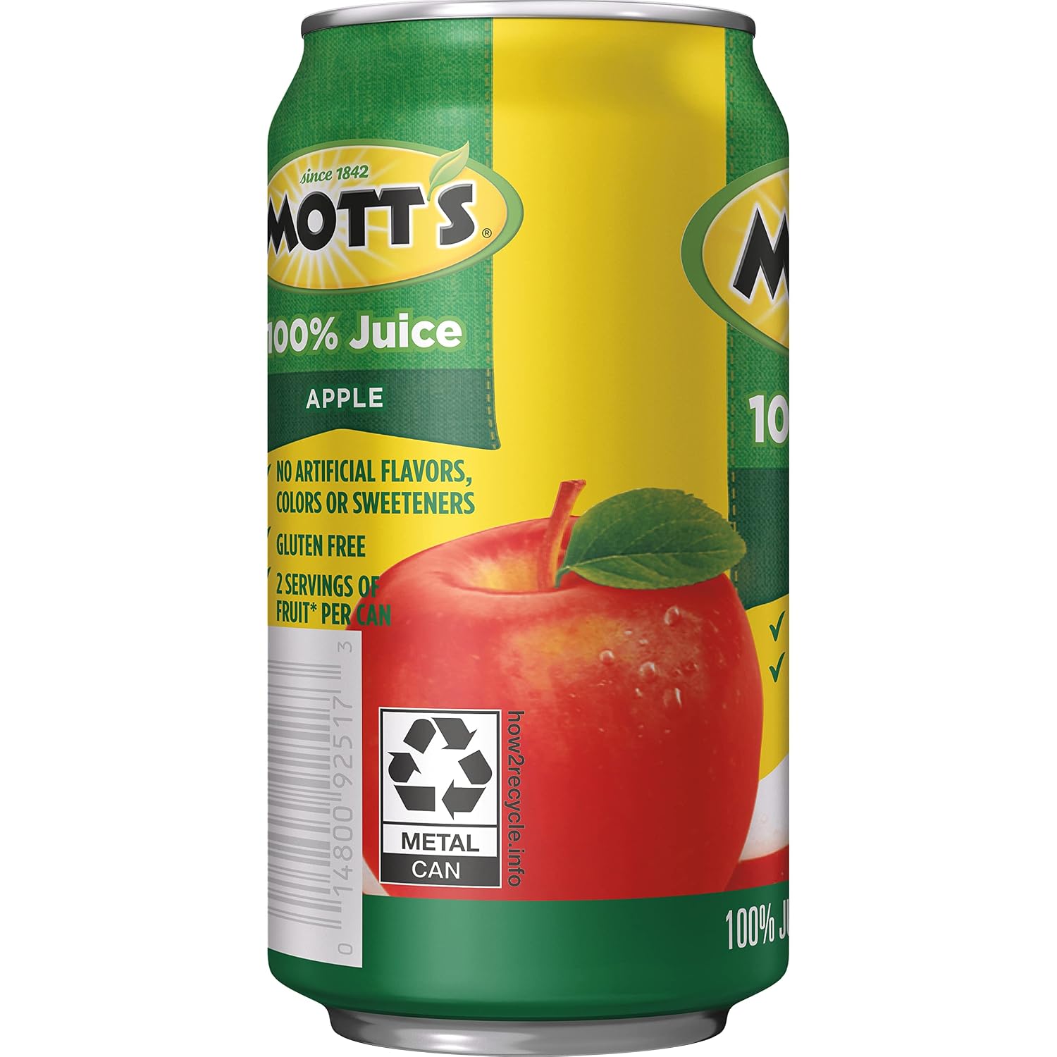 Mott's 100% Original Apple Juice, 11.5 fl oz can (Pack of 24)