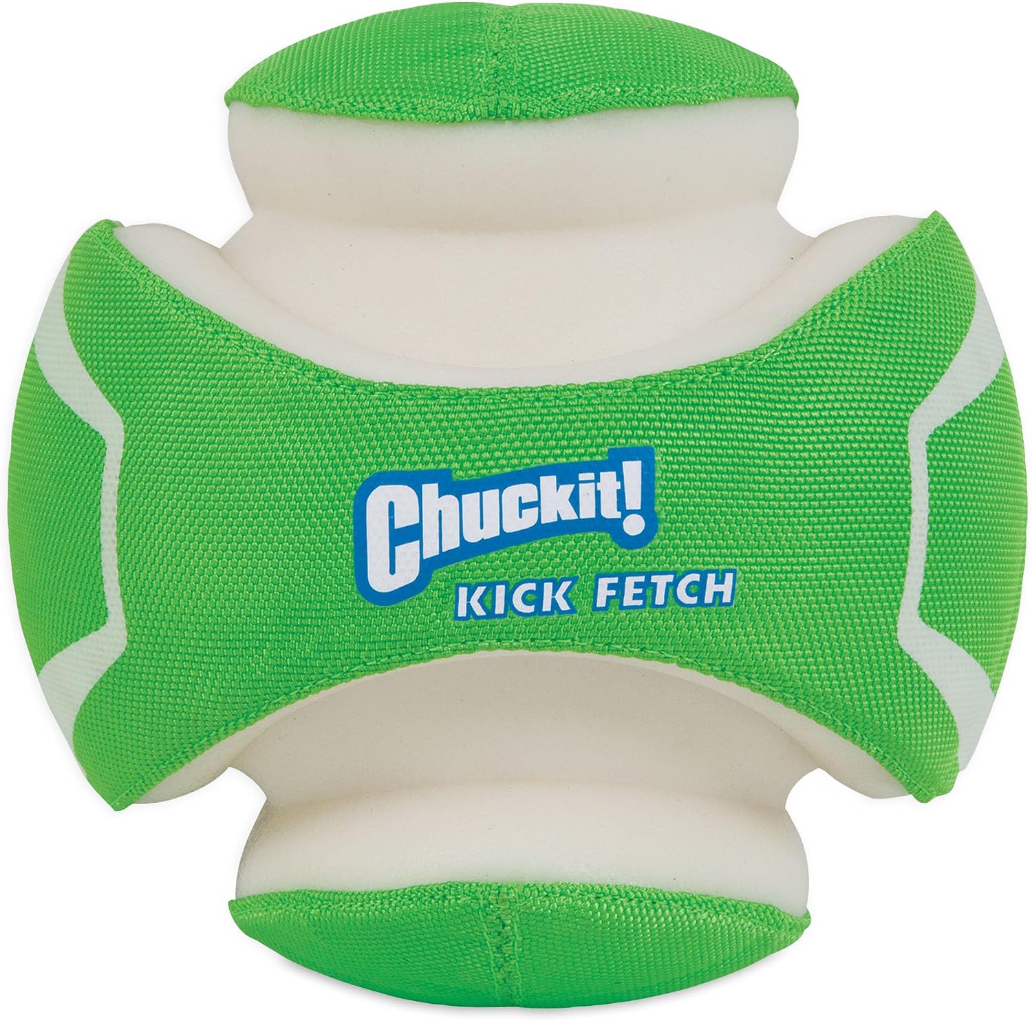 Chuckit! Kick Fetch Ball Dog Toy, Floats in Water, Large 8 Inch Diameter | Durable rubber and foam build, interactive play design, great for pool or lake sessions, built for big breed dogs each day