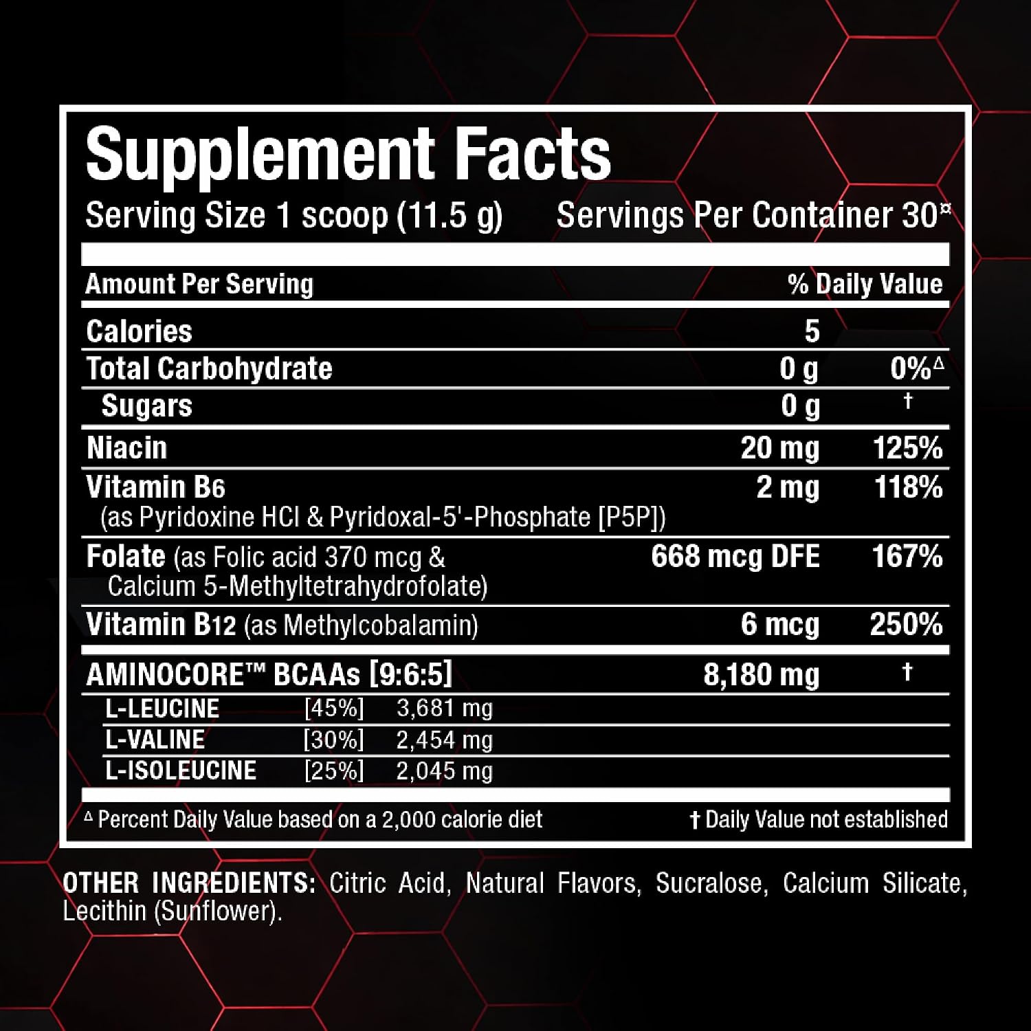 ALLMAX AMINOCORE BCAA Powder, Watermelon, 90 Servings, 1035 g