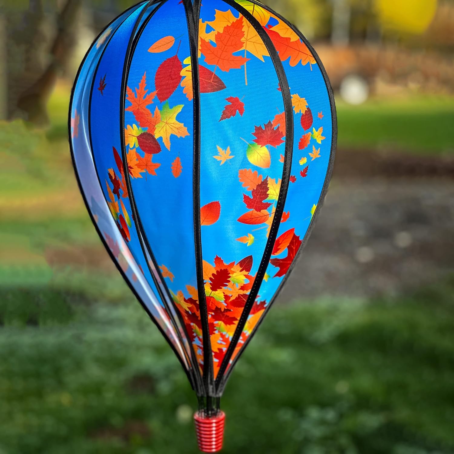 In the Breeze 0990 USA Flag 10-Panel Hot Air Balloon Wind Spinner