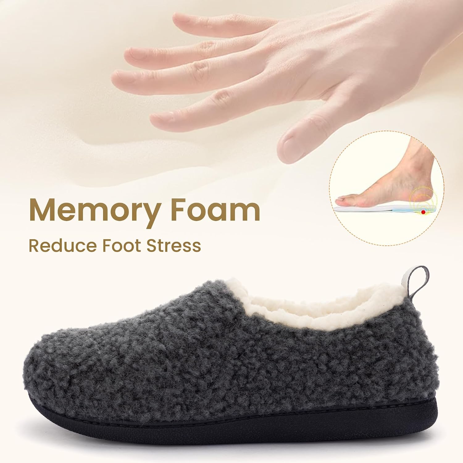 RockDove Women's Nomad Faux Shearling Slipper