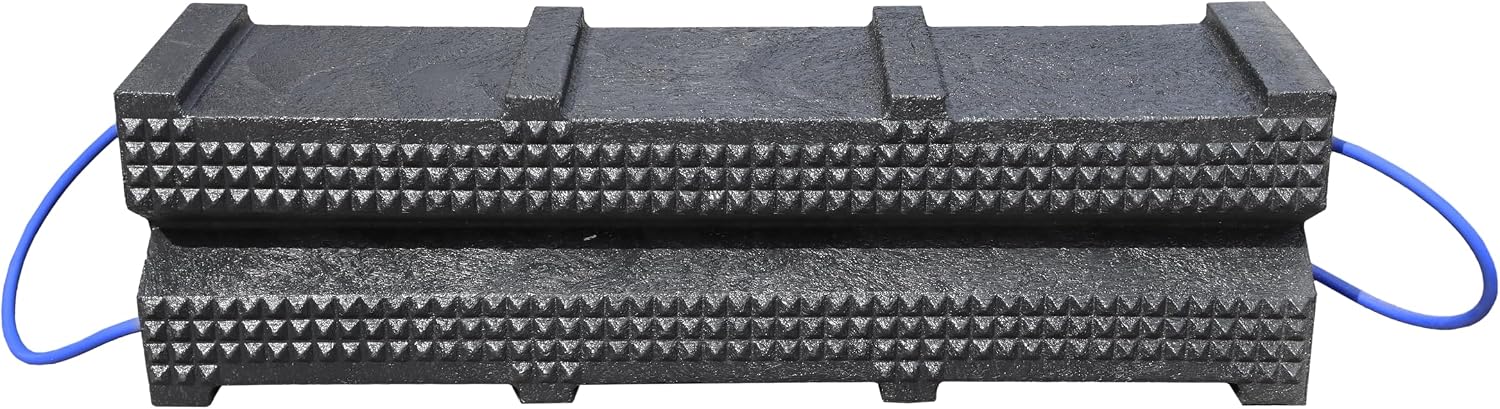 AME INTL 15230 Super Crib Cribbing Block Working Load Limit 110,000 lbs - 6" x 7" x 24", Black