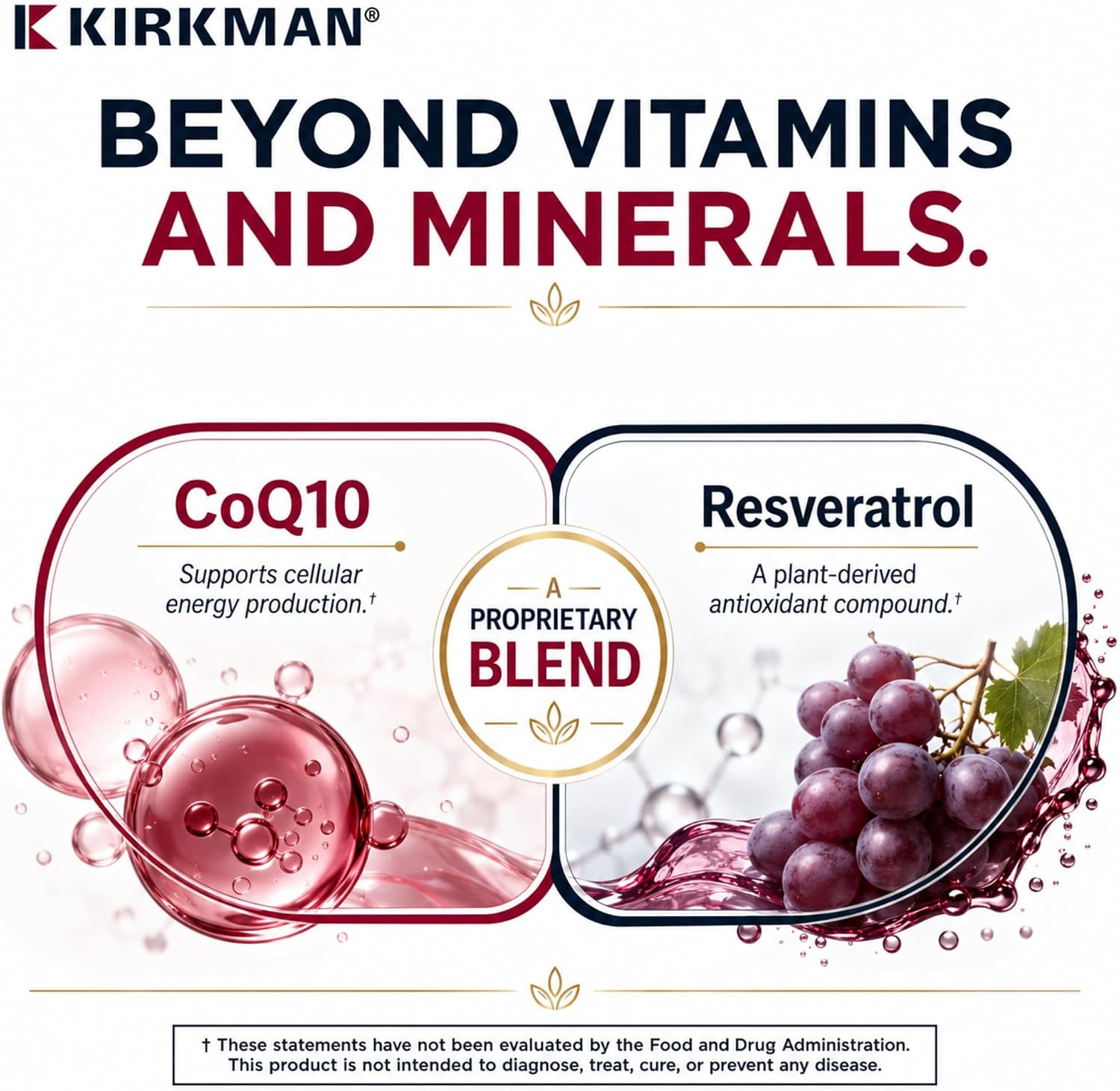 Kirkman Advanced Adult Multivitamin & Mineral with 5-MTHF, 180 Capsules