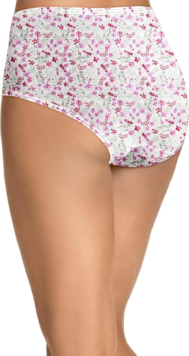 Jockey Women's Underwear 100% Cotton Elance Brief - 3 Pack