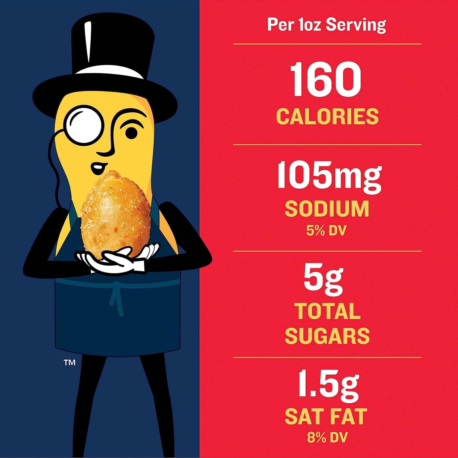 PLANTERS Salted Peanuts, Plant Based Protein Snacks, 12 Oz (1 Ct) | Roasted Salted Nuts. Resealable Canister. Snacks for Adults. Party Mix, Party Snacks