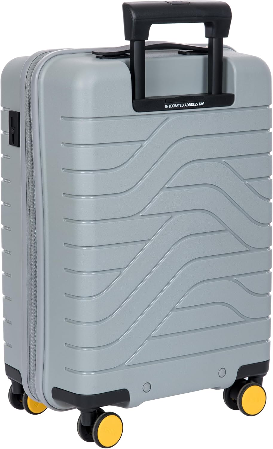 Bric's B|Y Ulisse Checked Luggage with Spinner Wheels – Expandable Lightweighted Hard Shell Suitcase, TSA Combination Lock - Removeable Wash Bag Included - 30 Inch, Mango