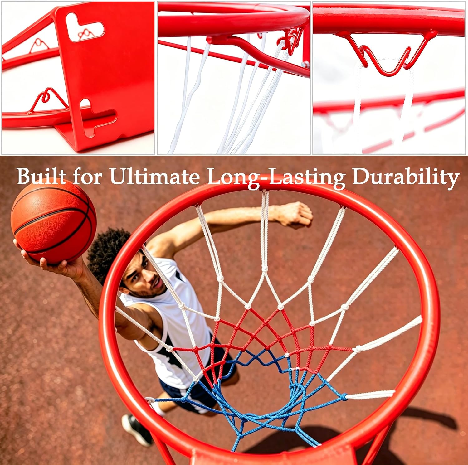 Rakon 18" Solid Replacement Basketball Rim