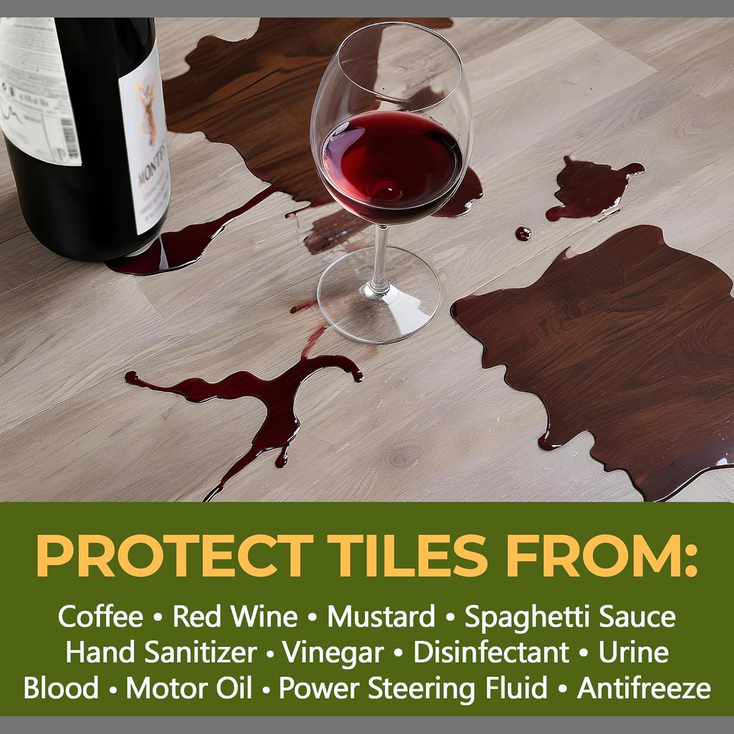 CoverTec GlazeGuard High-Gloss Tile & Grout Sealer – Wet Look Waterproof Finish for Ceramic, Porcelain & Stone – Protects Showers & Floors – Long-Lasting Barrier (1 Qrt Kit)