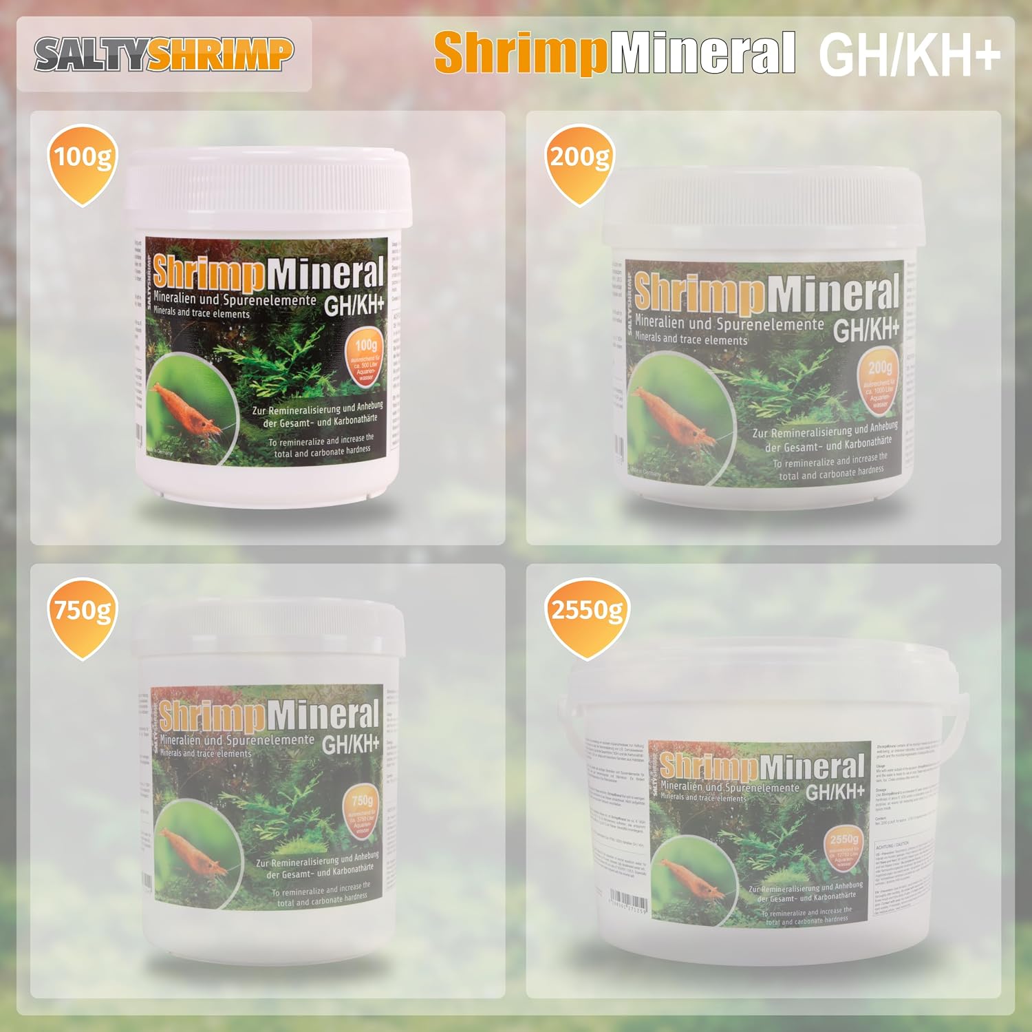 Shrimp Mineral GH/KH+ 100g