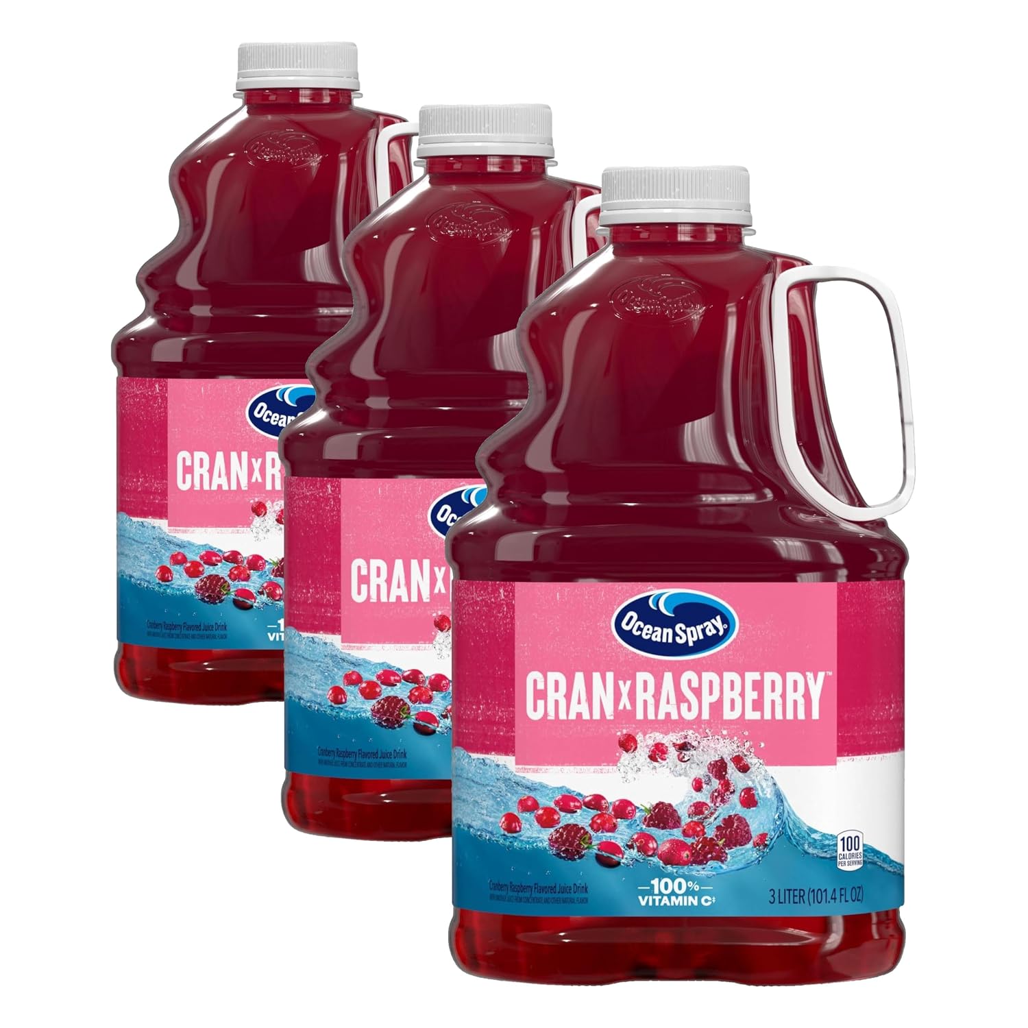 Ocean Spray® Cran-Raspberry® Cranberry Raspberry Juice Drink, 101.4 Fl Oz Bottle