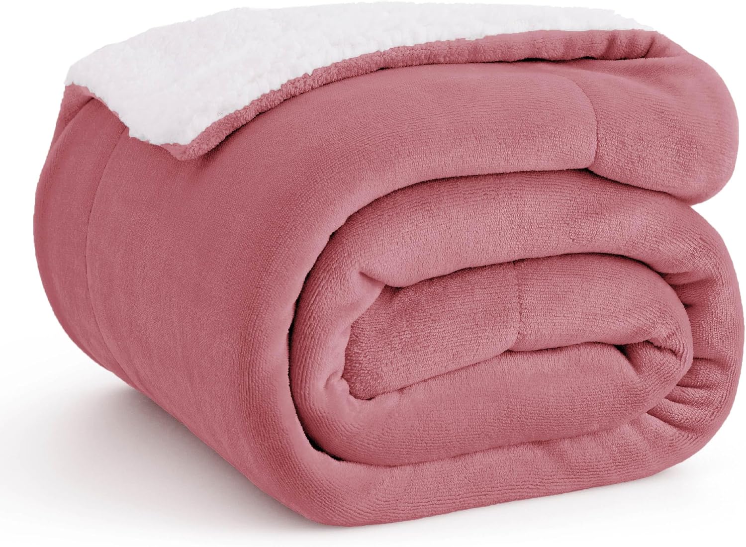 Bedsure GentleSoft Sherpa Fleece Throw Blanket for Couch, Non-Heated, Thick & Warm Cozy Blanket for Winter Fall, Soft Fuzzy Plush Throw Gifts for Women and Men, Grey, 50x60 Inches