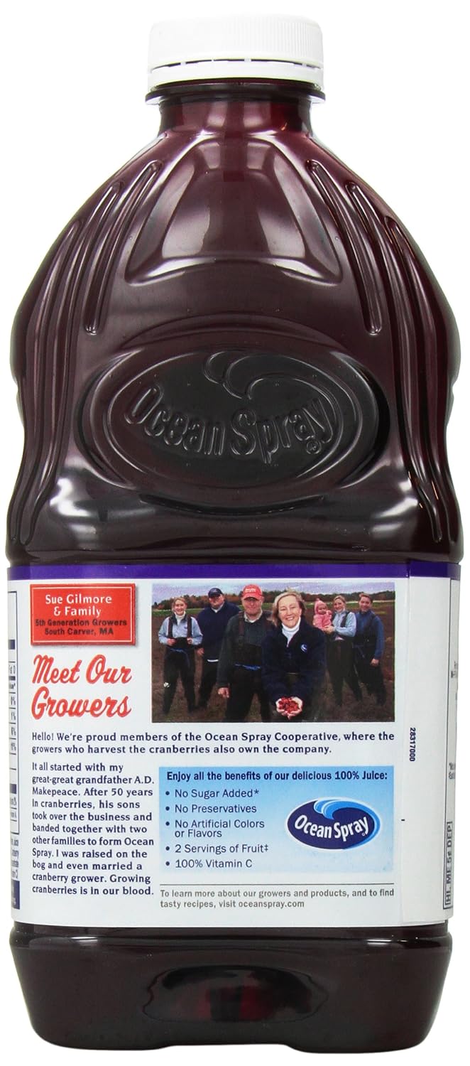 Ocean Spray 100% Apple Juice, 60 Fl Oz (Pack of 8)