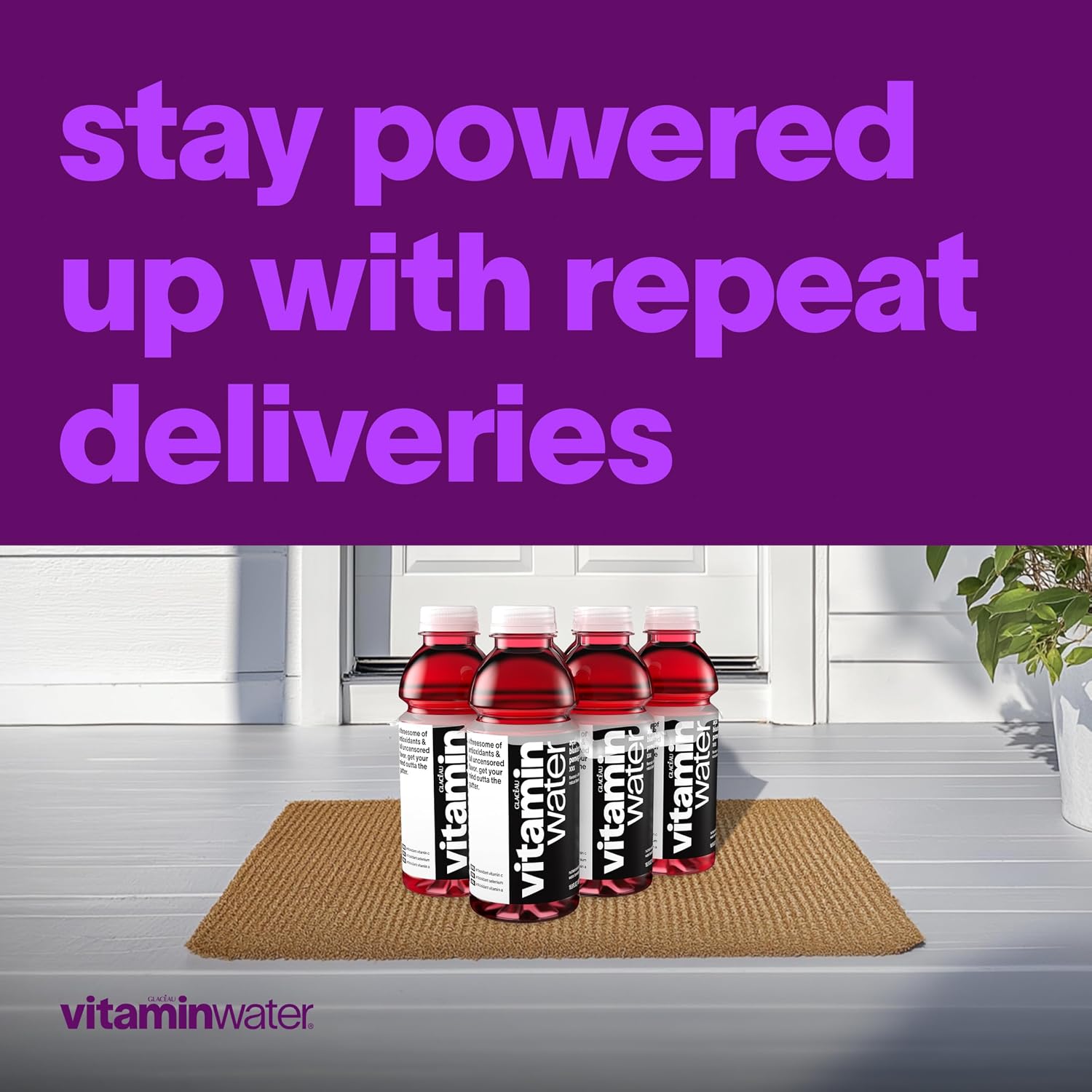 vitaminwater Power-C Dragonfruit Water Beverage, 16.9 fl oz, 6 pack | Bottled, nutrient-enhanced flavored water drink with 90 calories per bottle, antioxidants, and vitamins