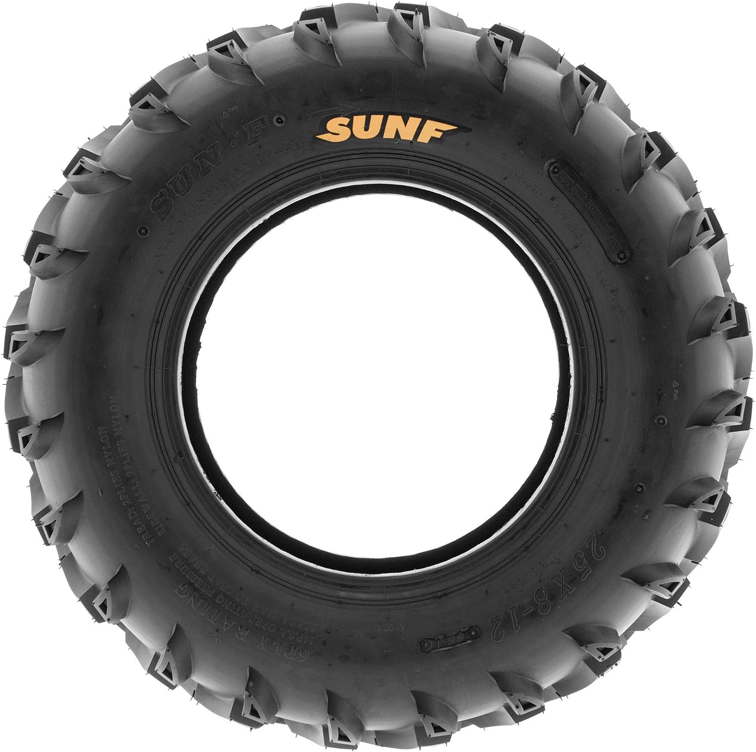 Set of 4 SunF A024 AT-Mud-Trail ATV UTV 23x8-11 Front & 22x11-9 Rear off-road Tires, 6 PR, Tubeless