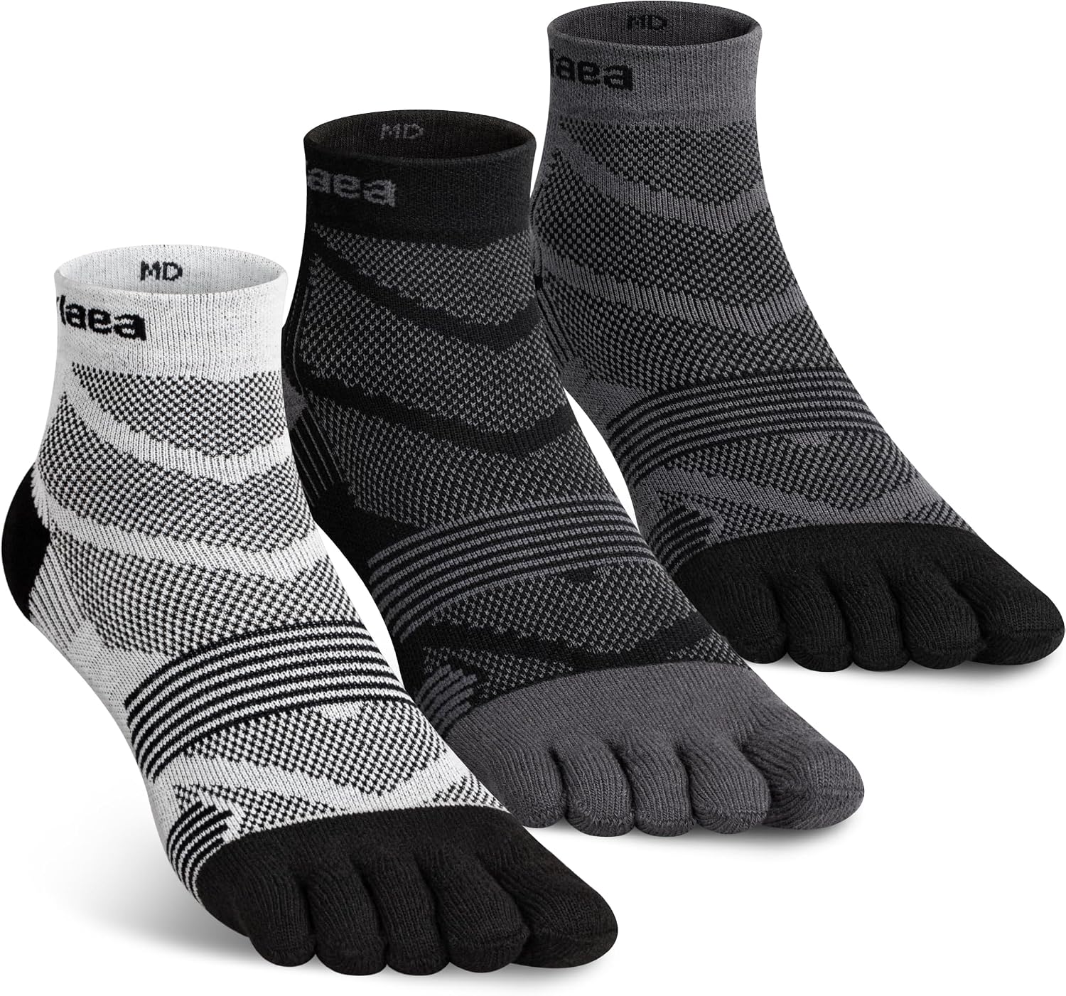 Hylaea Unisex Coolmax No Show Athletic Running Socks, Cushioned No Blisters