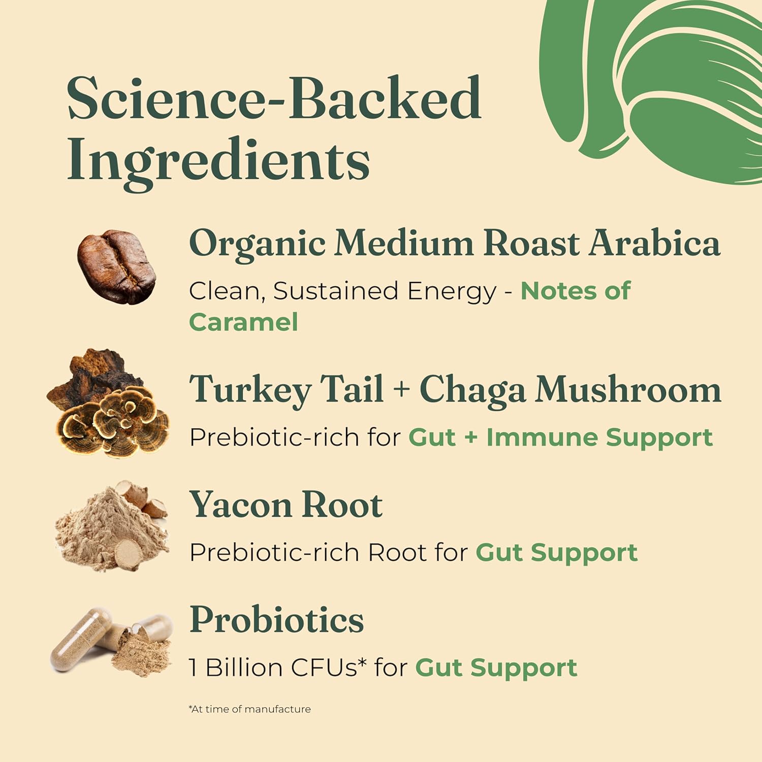 Four Sigmatic Mushroom Coffee K-Cups | Organic Dark Roast Coffee with Lion’s Mane Mushroom Powder & Yacon | Focus & Immune Support | Vegan & Keto