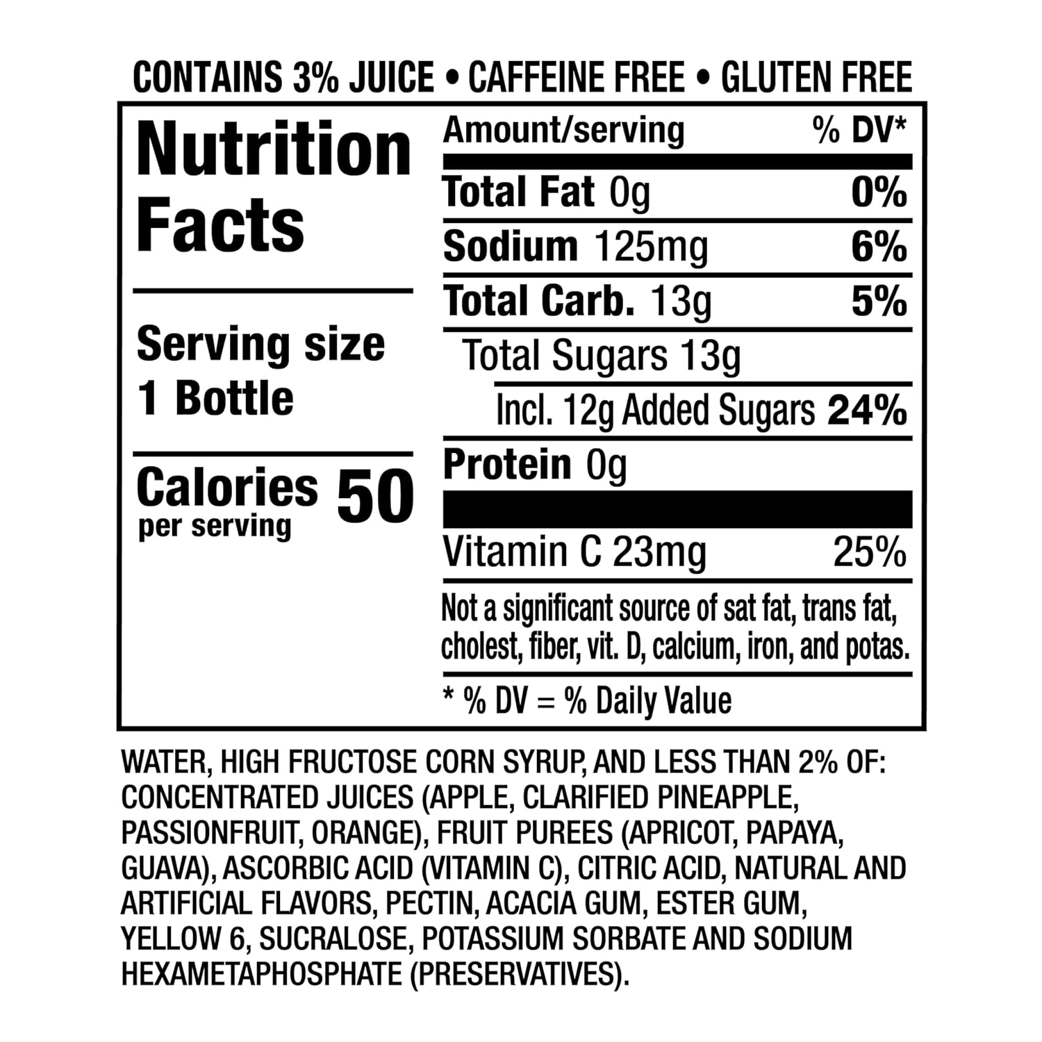 Hawaiian Punch Polar Blast Fruit Juice Drink, 10 Fl Oz Bottles, 24 Count (4 Packs Of 6), Ready-to-drink, On-the-go, Caffeine-free, Carbonation-free, Gluten-free, Excellent Source Of Vitamin C